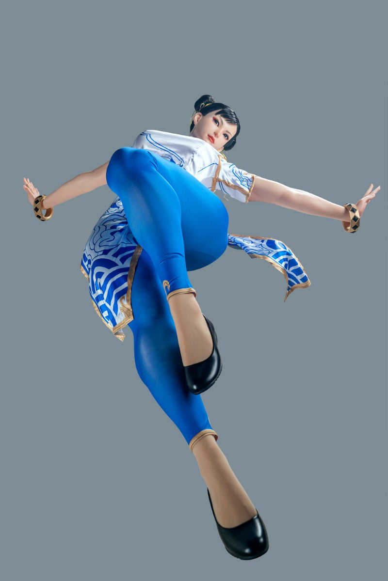 Chun Li seksnukk (Game Lady 169 cm F-Cup nr 33-1 silikoon)