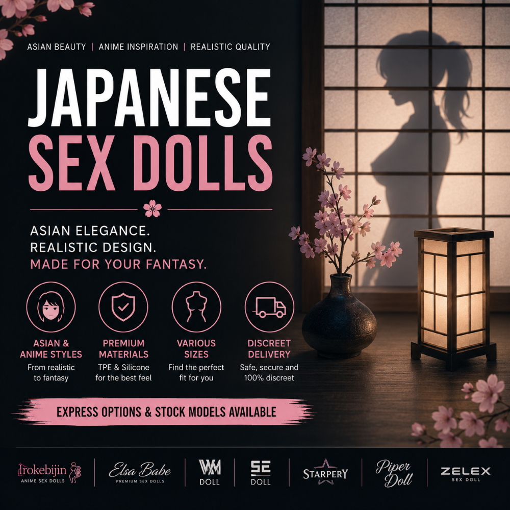 Jaapani seksinukud – Aasia elegants, anime-inspiratsioon ja realistlik disain