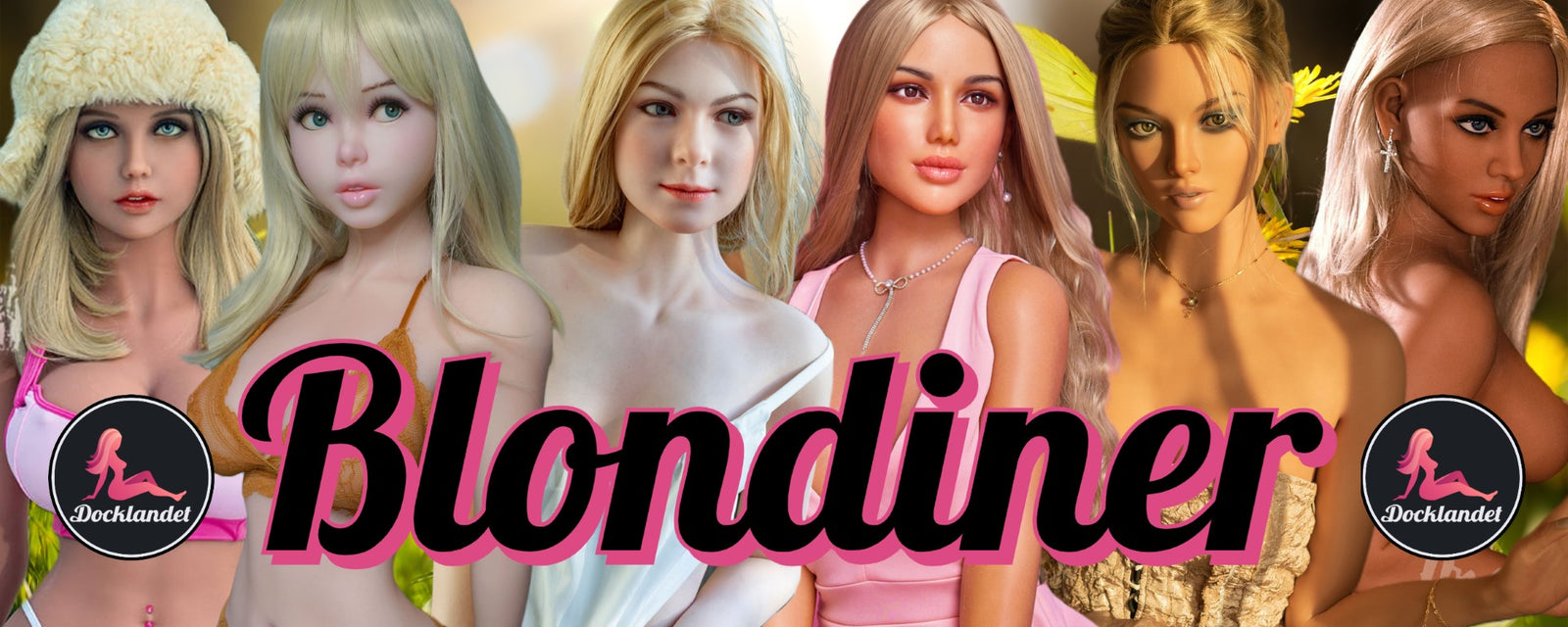 Blond seksinukk