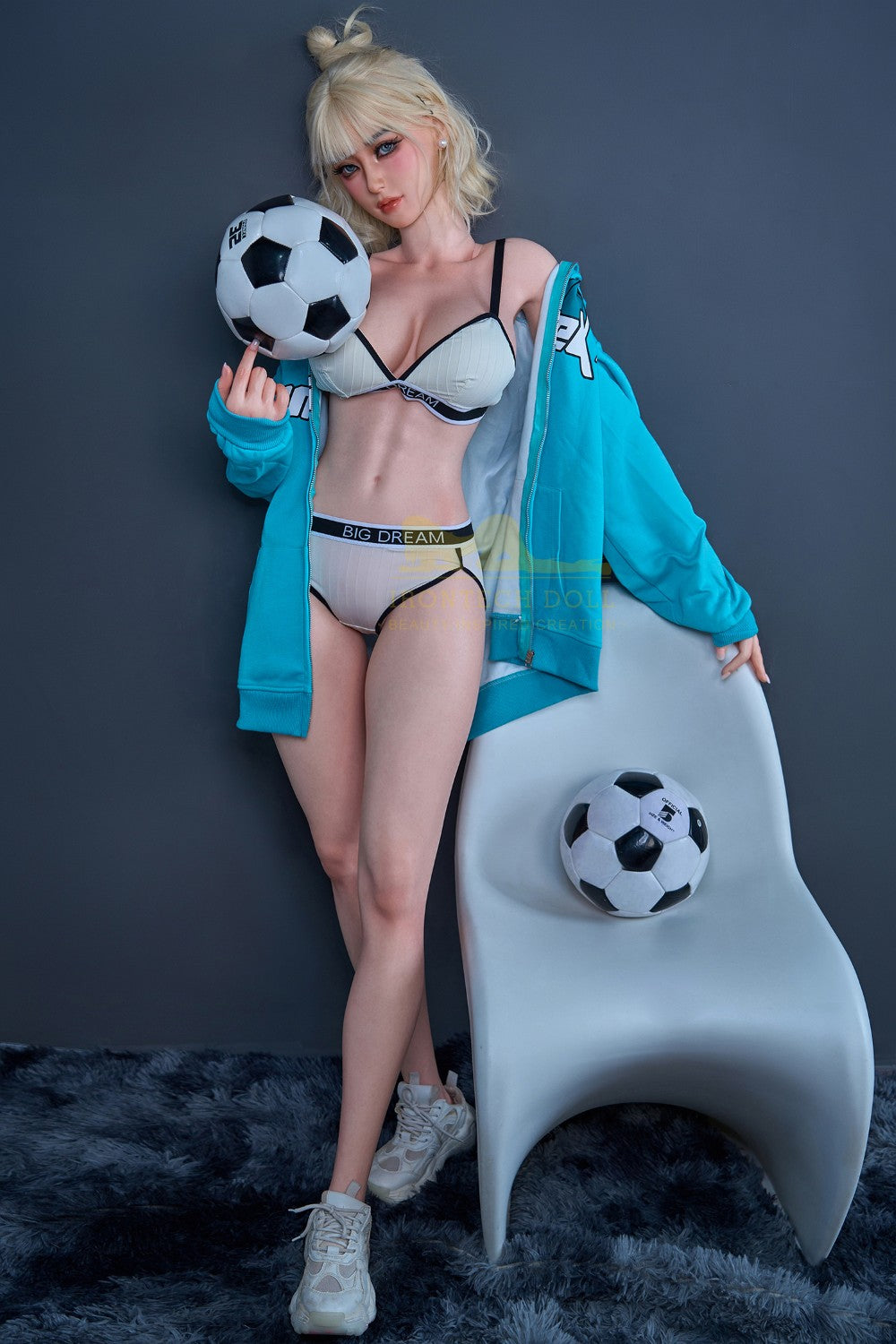Miku seksnukk (Irontech Doll 161 cm D-Cup S14 silikoon)