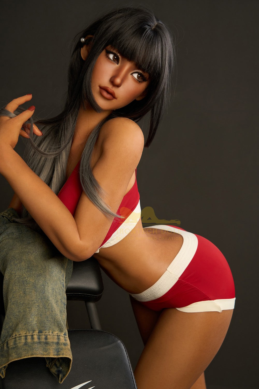 Miku seksnukk (Irontech Doll 161 cm D-Cup S14 silikoon)