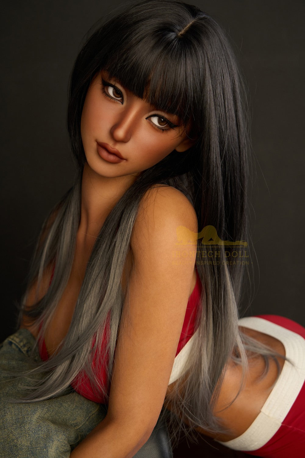 Miku seksnukk (Irontech Doll 161 cm D-Cup S14 silikoon)