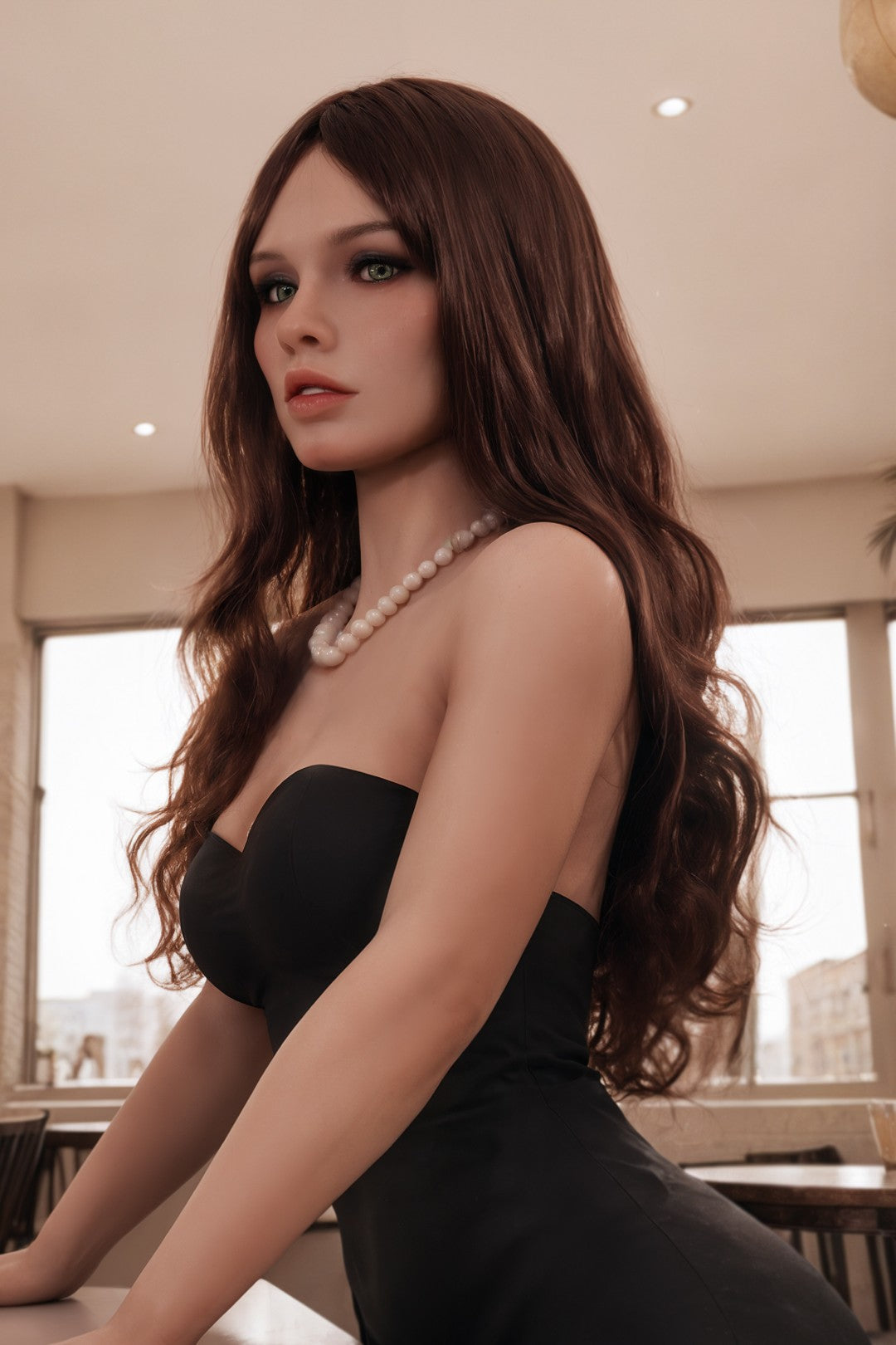 Jessi seksnukk (Aibei Doll 151 cm F-Cup #AB6 TPE + silikoon)