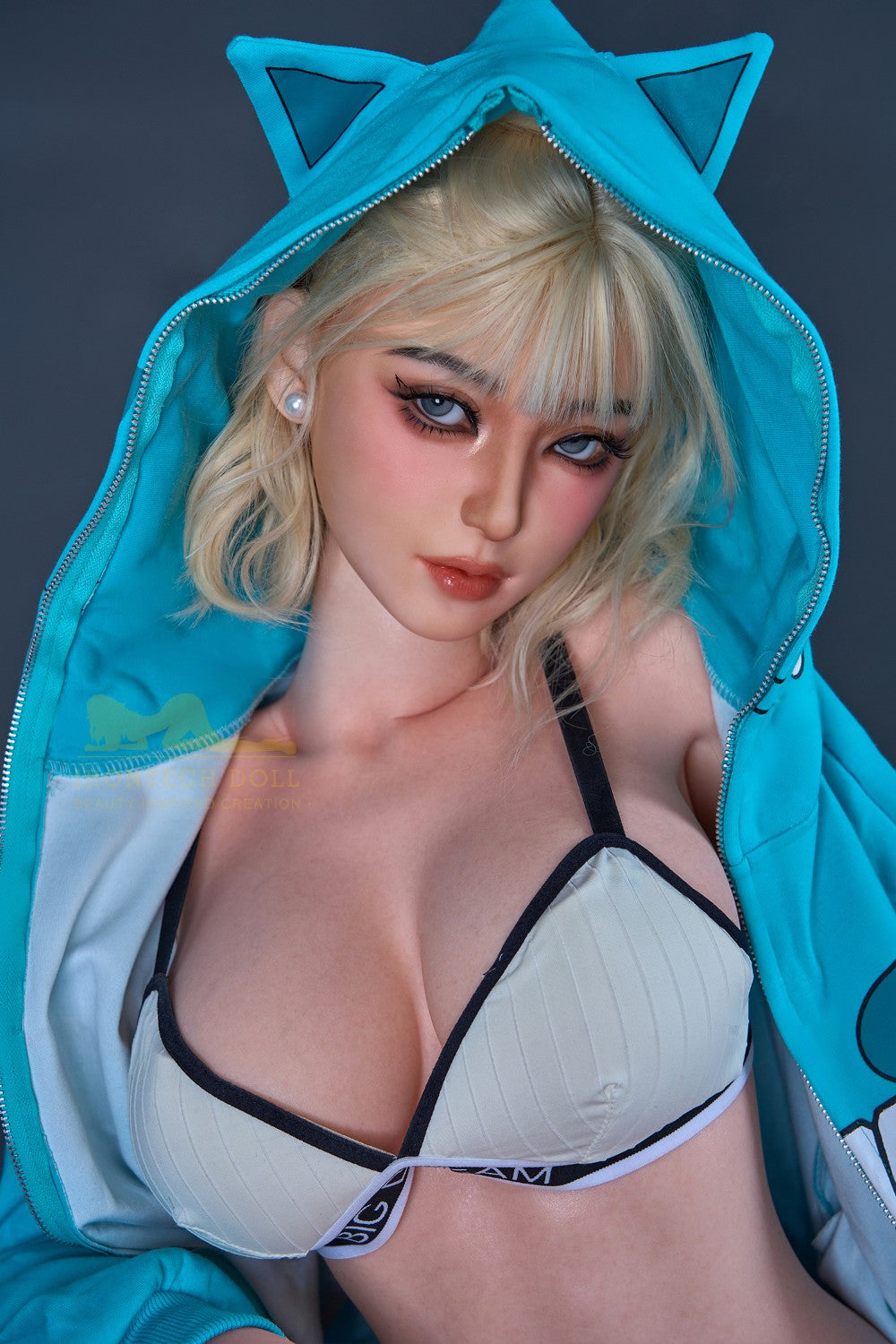 Miku seksnukk (Irontech Doll 161 cm D-Cup S14 silikoon)