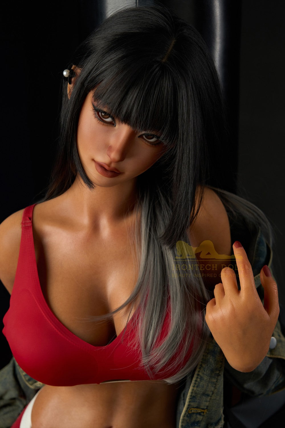 Miku seksnukk (Irontech Doll 161 cm D-Cup S14 silikoon)