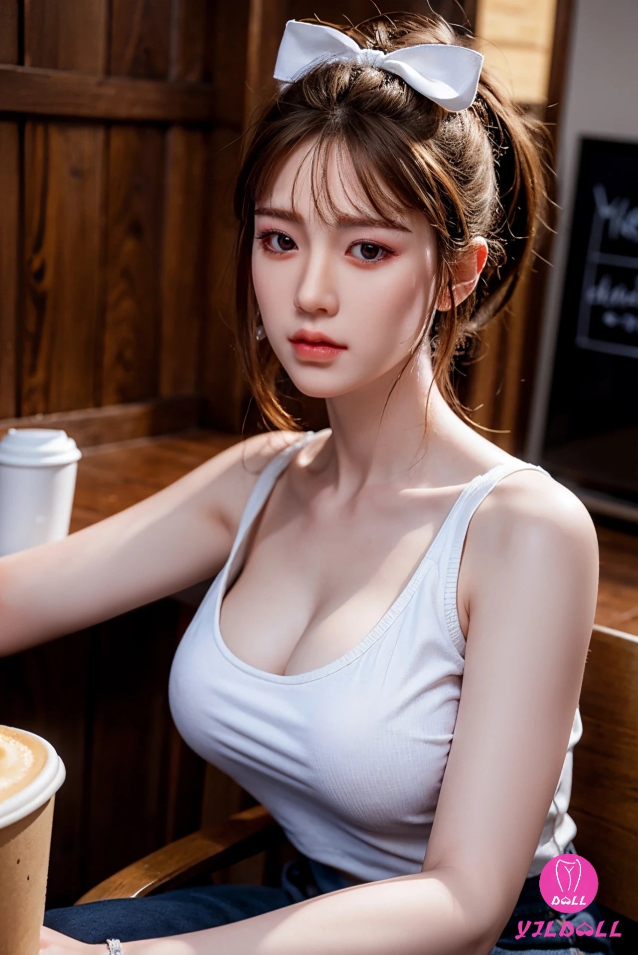 Mikaela seksnukk (YJL Doll 168 cm E-Cup #401 TPE + silikoon)