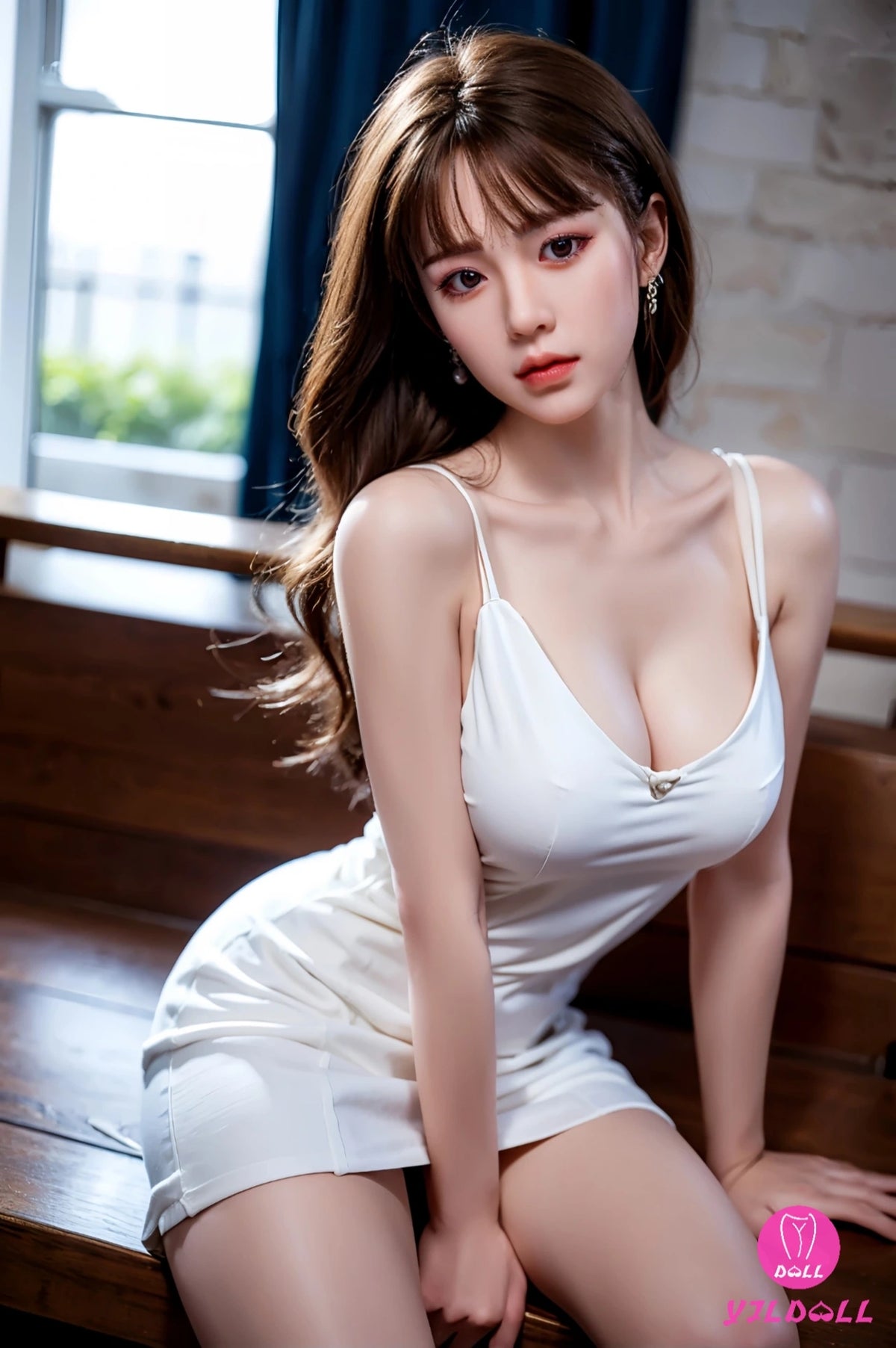 Mikaela seksnukk (YJL Doll 168 cm E-Cup #401 TPE + silikoon)