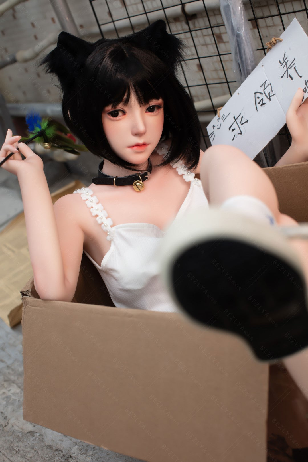 Campanula seksnukk (Bezlya Doll 155 cm F tass 2,0 TPE + silikoon)