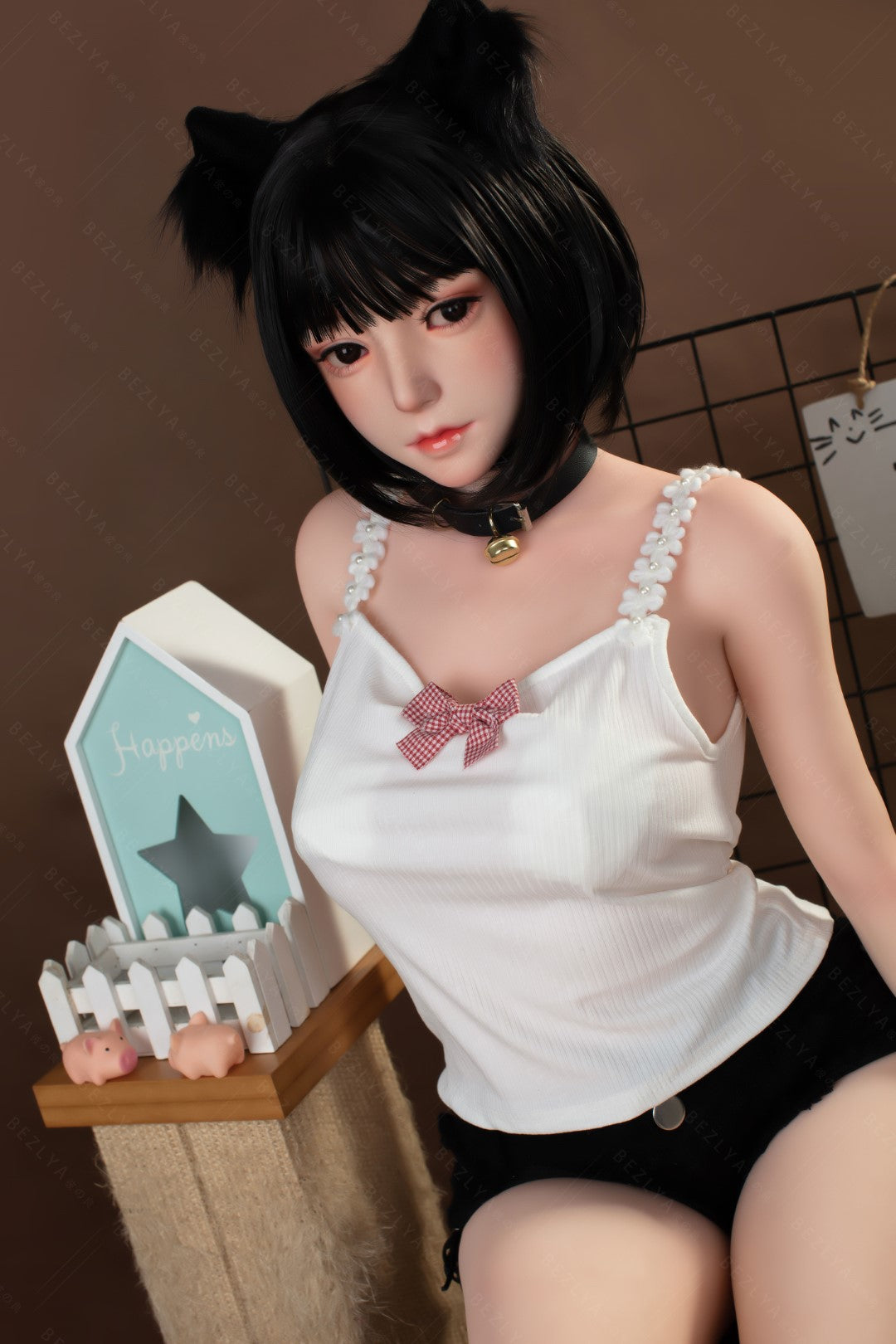 Campanula seksnukk (Bezlya Doll 155 cm F tass 2,0 TPE + silikoon)