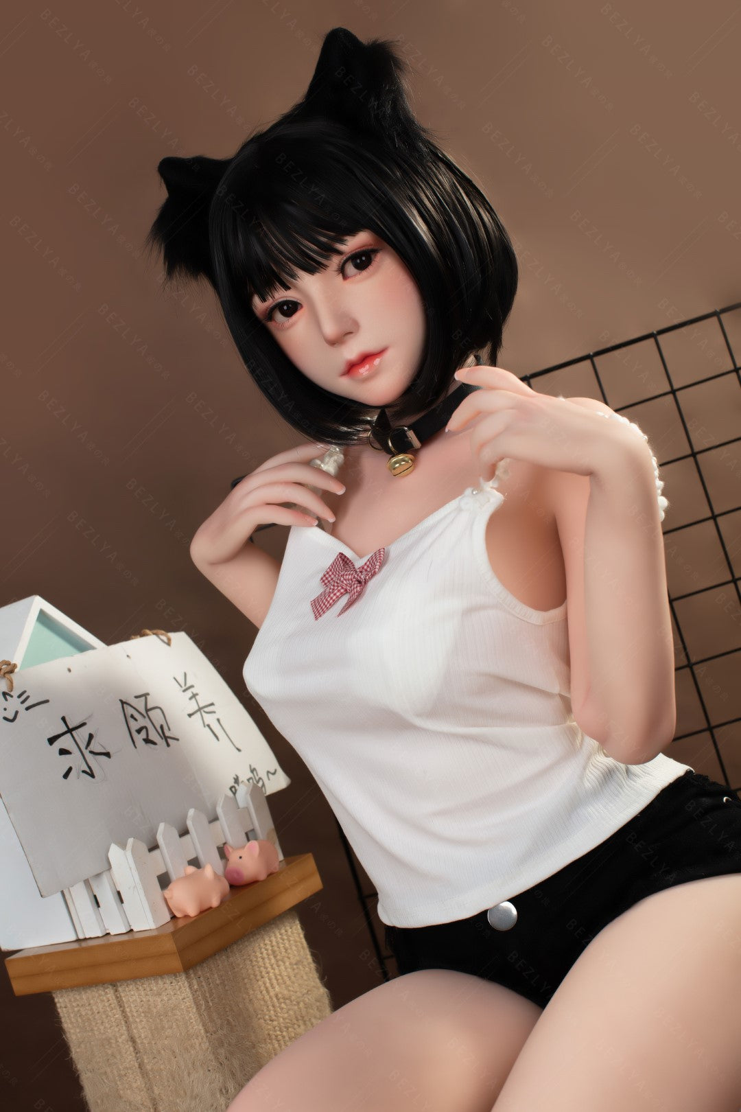 Campanula seksnukk (Bezlya Doll 155 cm F tass 2,0 TPE + silikoon)
