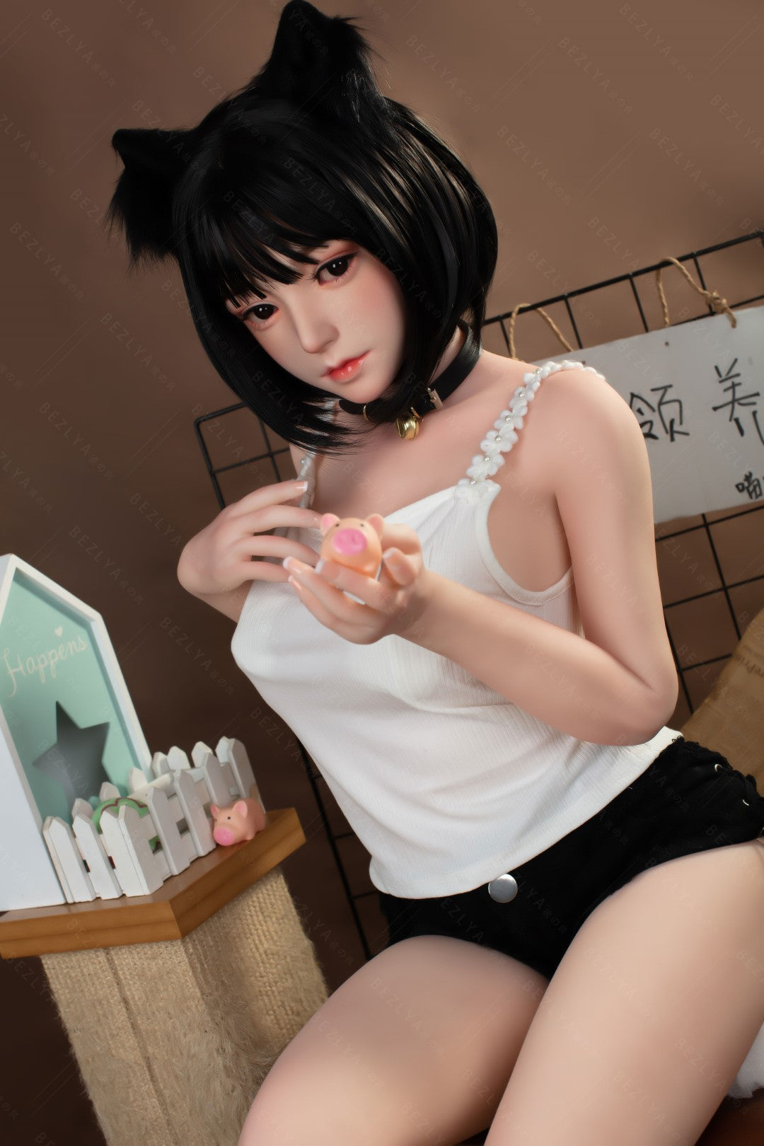 Campanula seksnukk (Bezlya Doll 155 cm F tass 2,0 TPE + silikoon)
