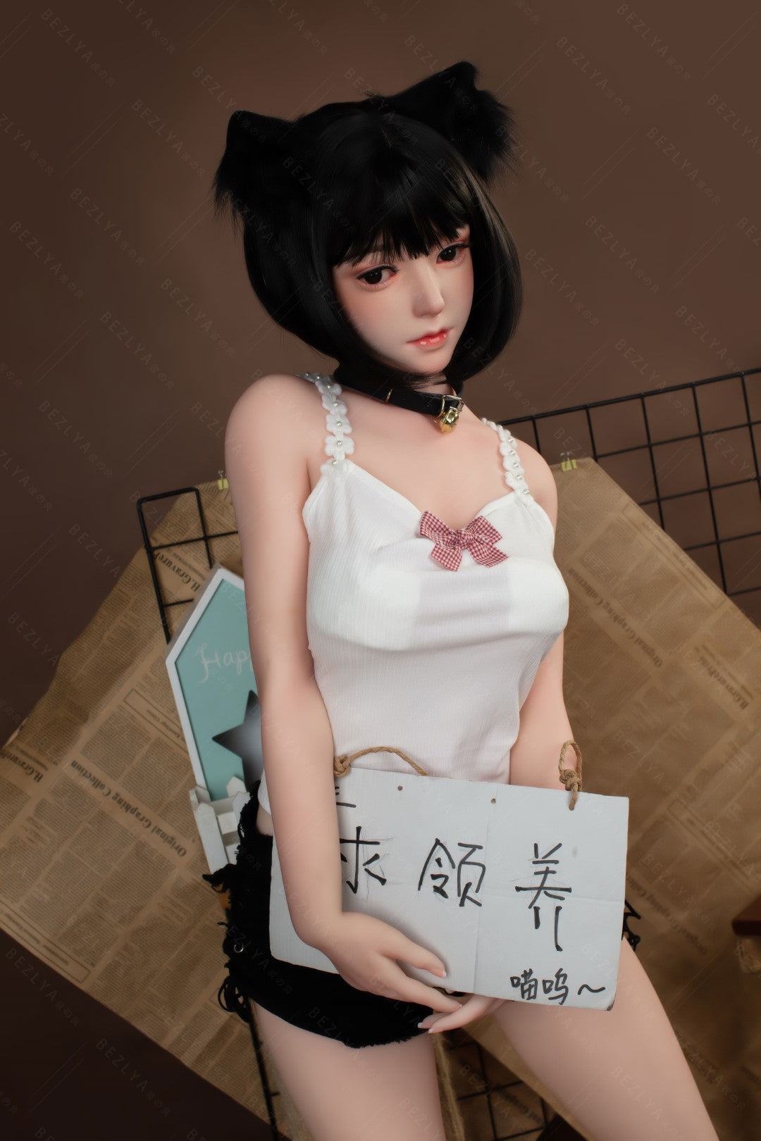 Campanula seksnukk (Bezlya Doll 155 cm F tass 2,0 TPE + silikoon)