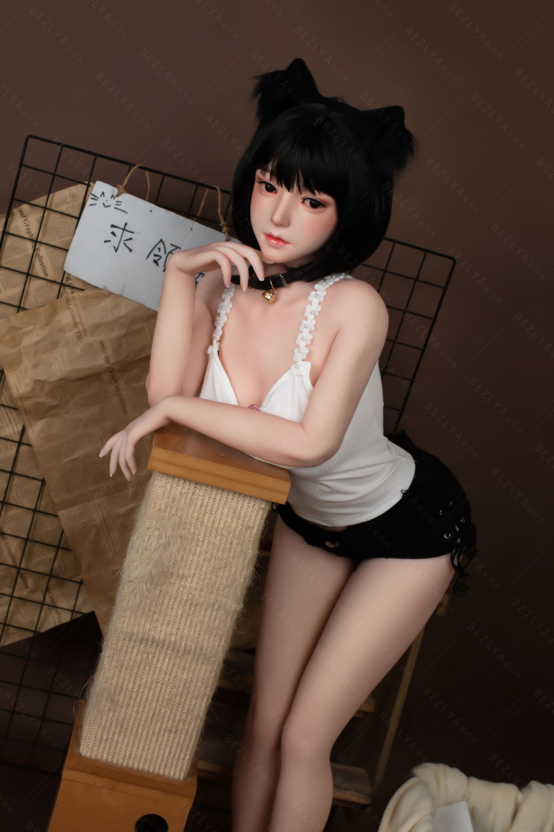 Campanula seksnukk (Bezlya Doll 155 cm F tass 2,0 TPE + silikoon)