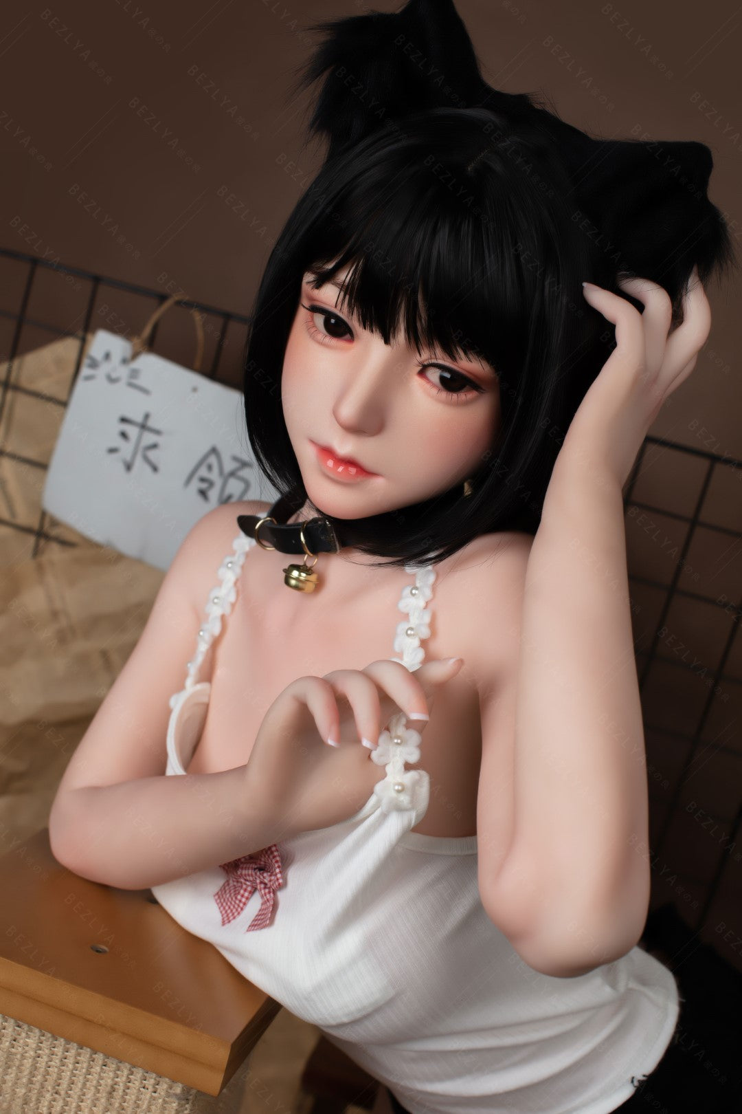 Campanula seksnukk (Bezlya Doll 155 cm F tass 2,0 TPE + silikoon)