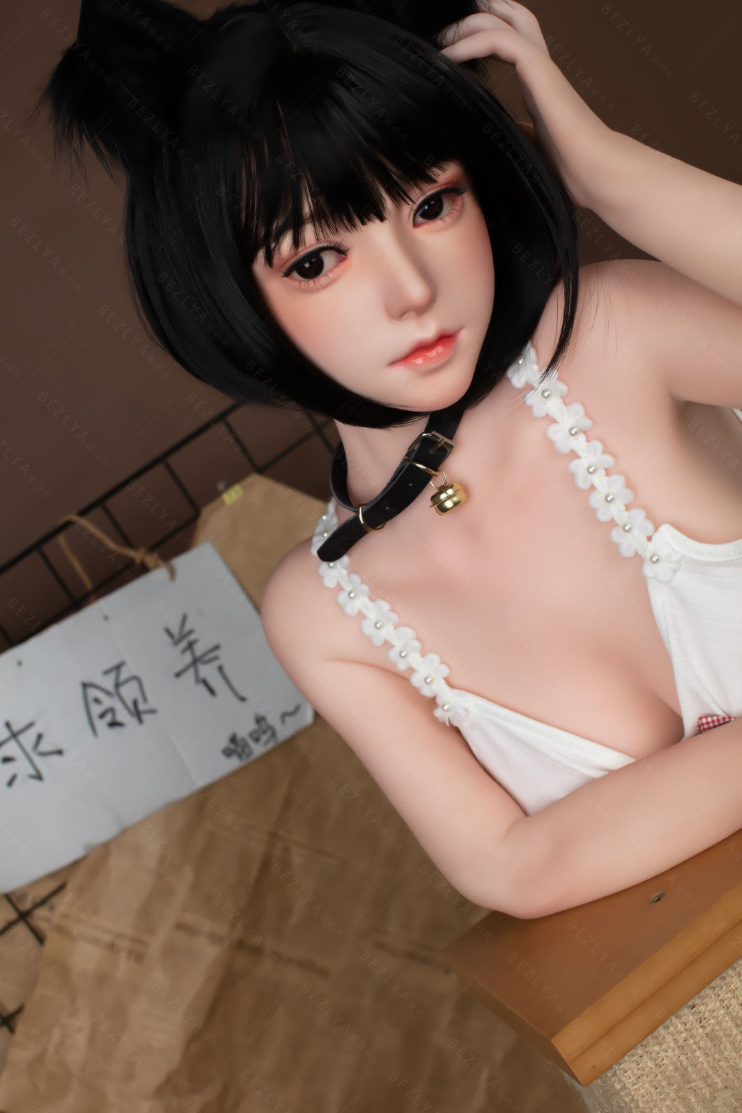 Campanula seksnukk (Bezlya Doll 155 cm F tass 2,0 TPE + silikoon)