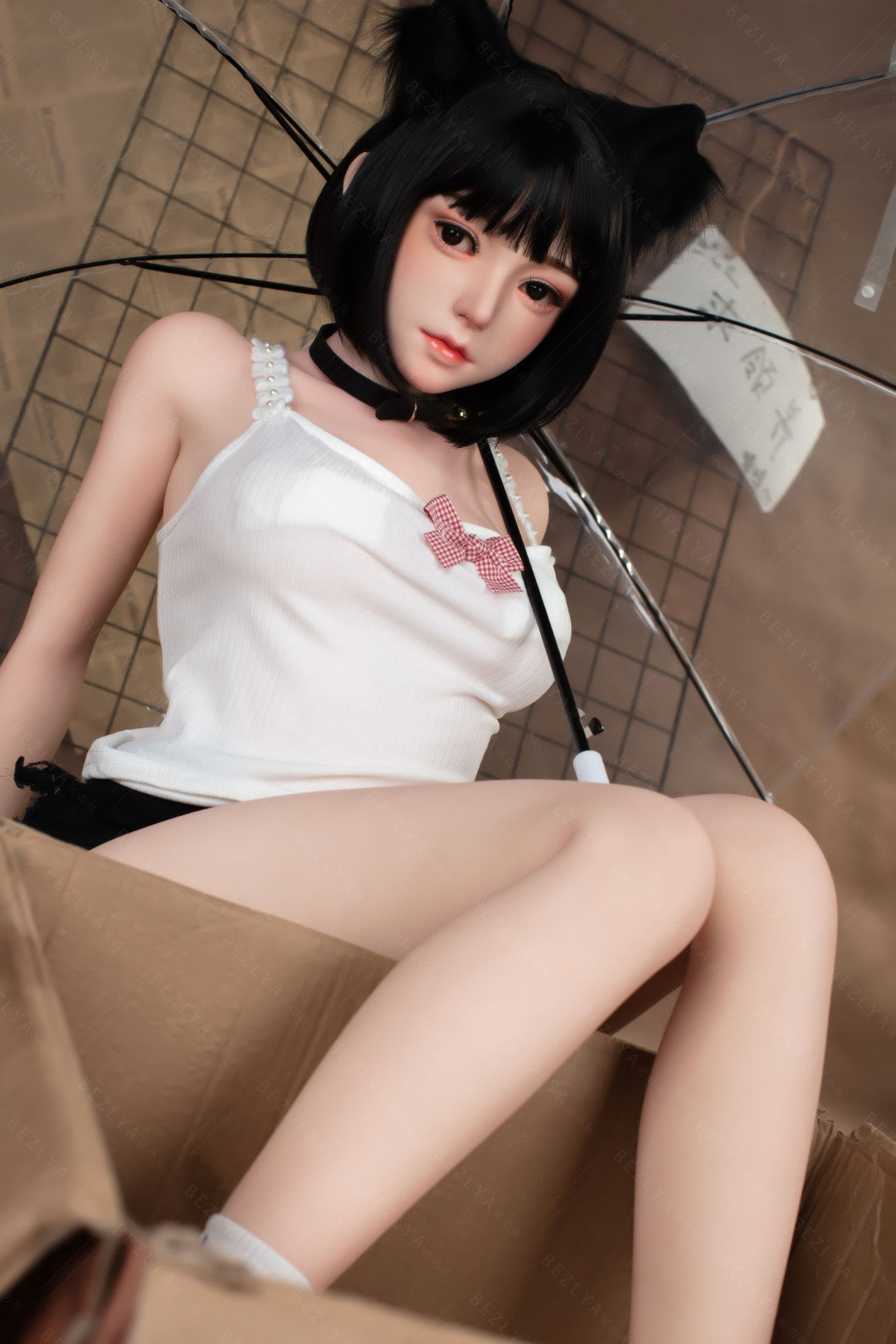 Campanula seksnukk (Bezlya Doll 155 cm F tass 2,0 TPE + silikoon)