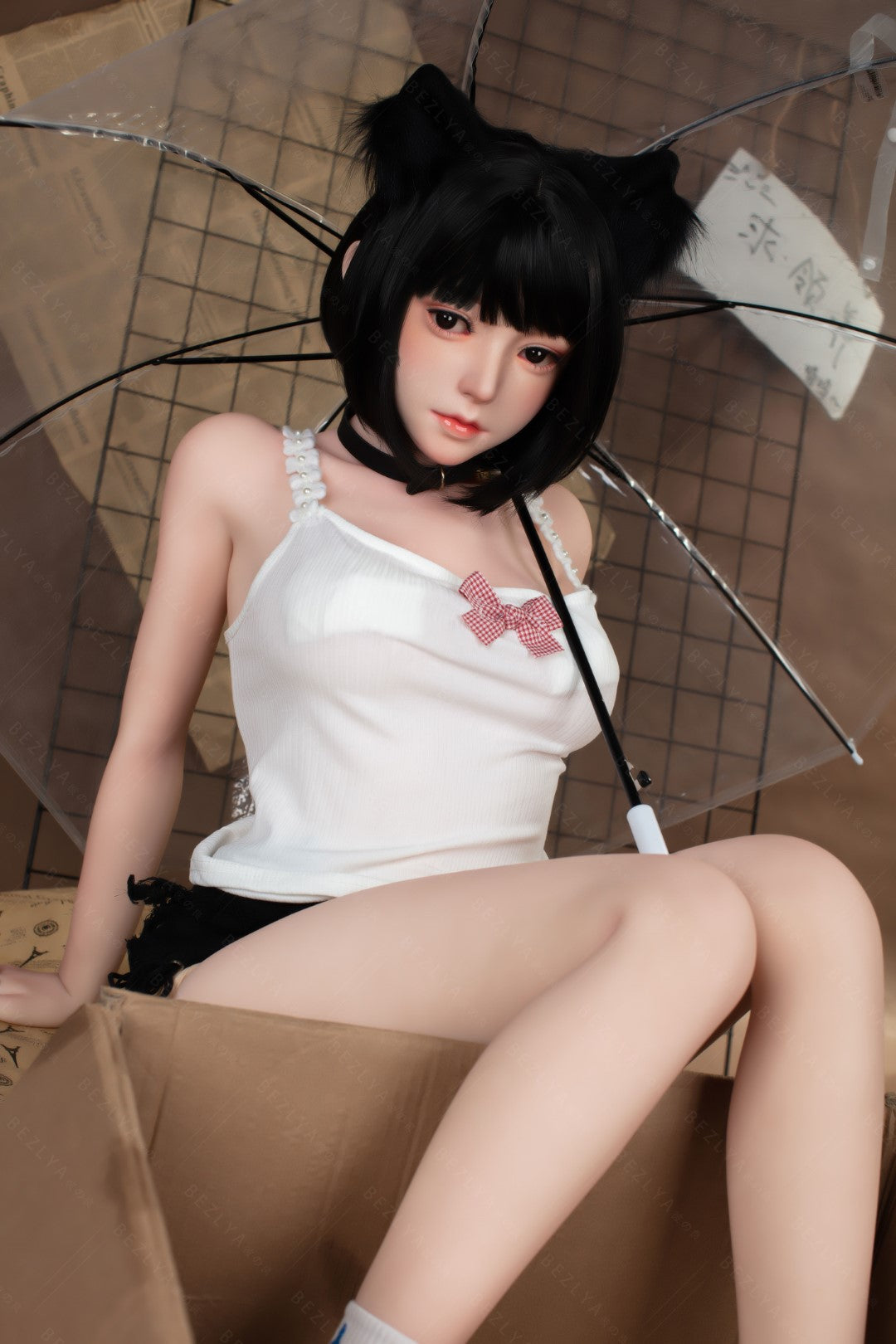 Campanula seksnukk (Bezlya Doll 155 cm F tass 2,0 TPE + silikoon)