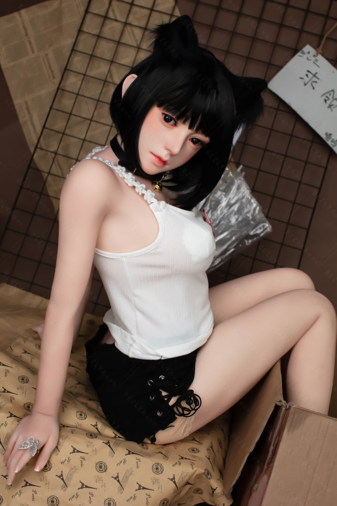 Campanula seksnukk (Bezlya Doll 155 cm F tass 2,0 TPE + silikoon)