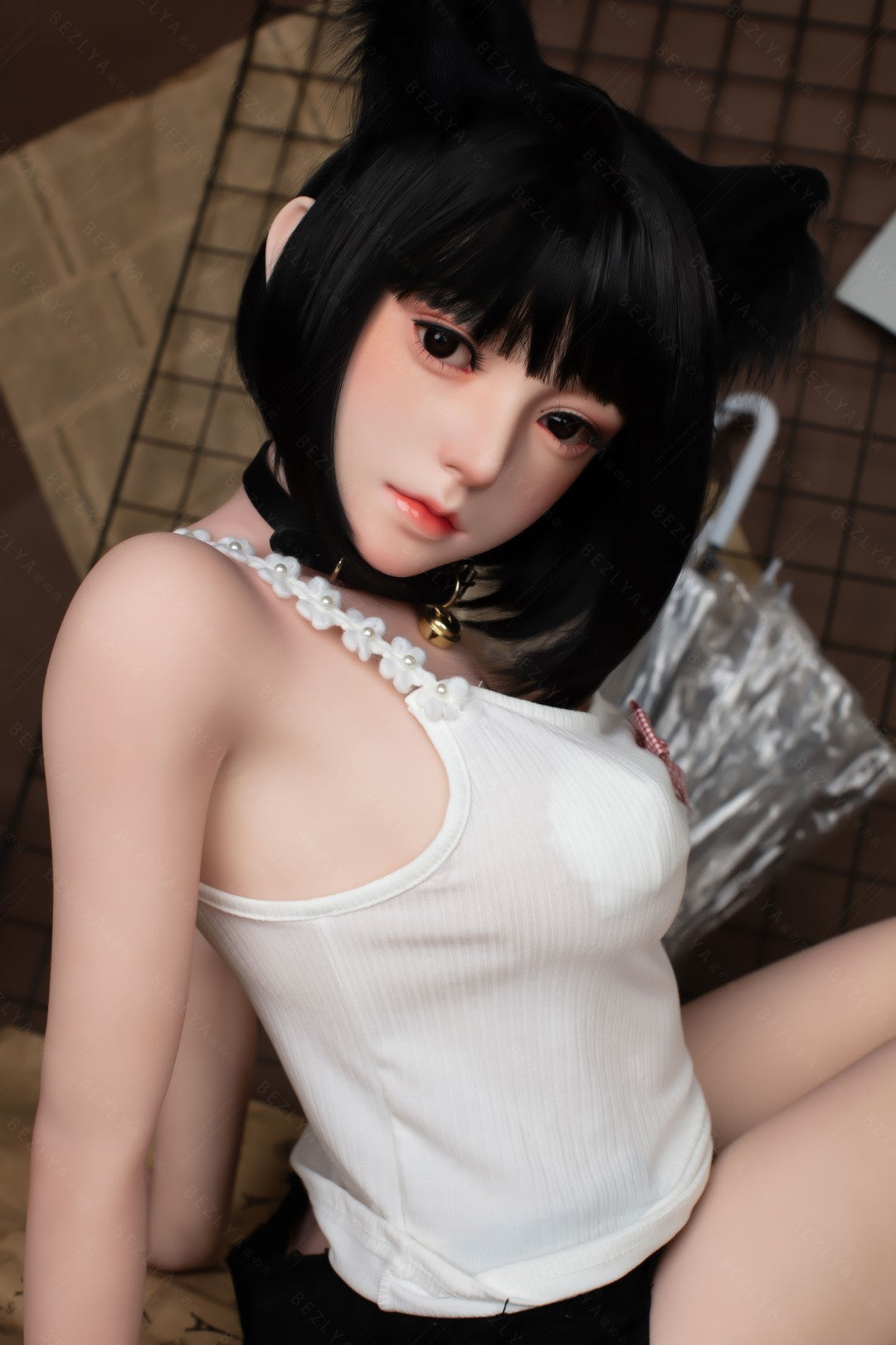 Campanula seksnukk (Bezlya Doll 155 cm F tass 2,0 TPE + silikoon)