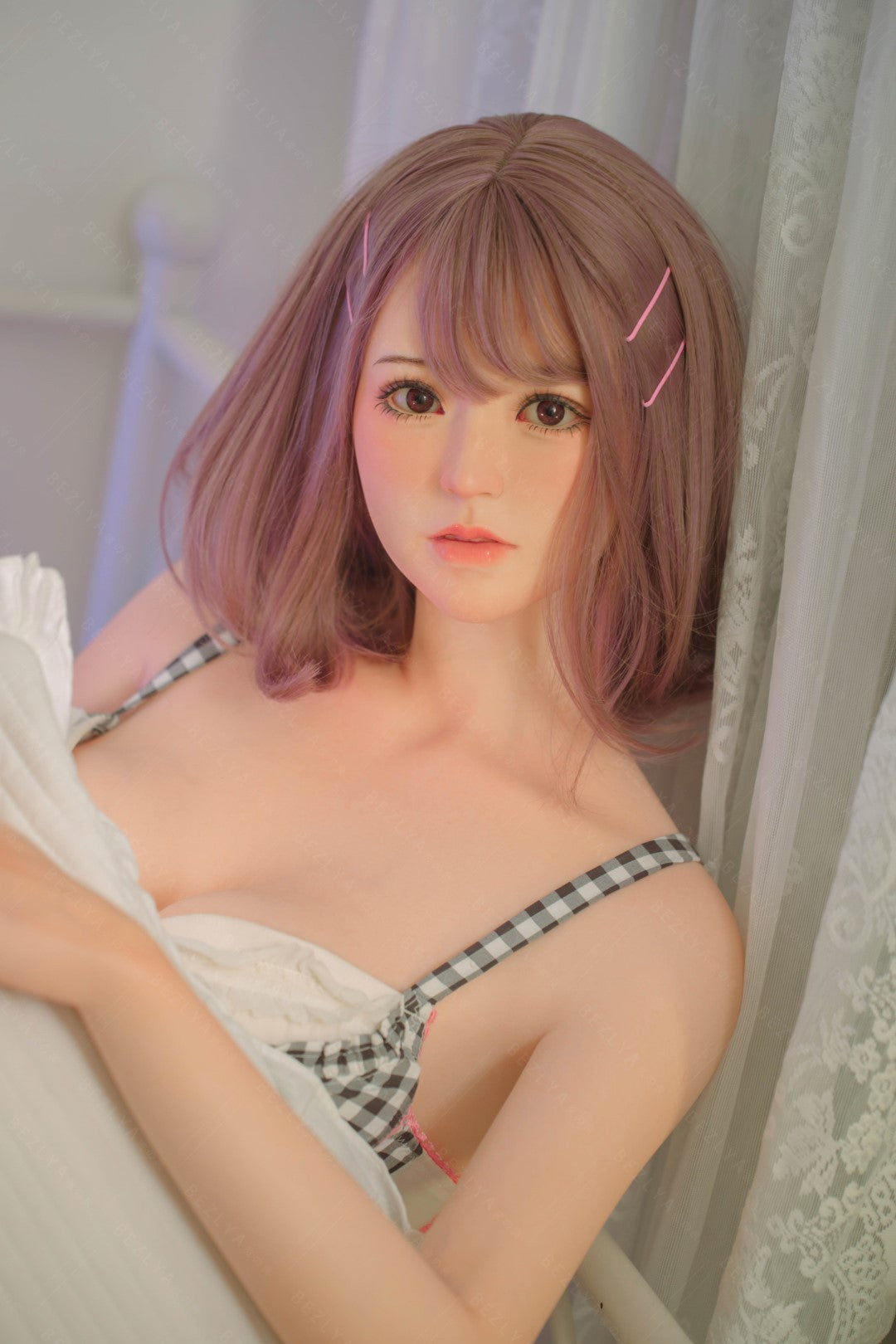 Hortensia seksnukk (Bezlya Doll 160 cm C-tass 2,1 silikoon)