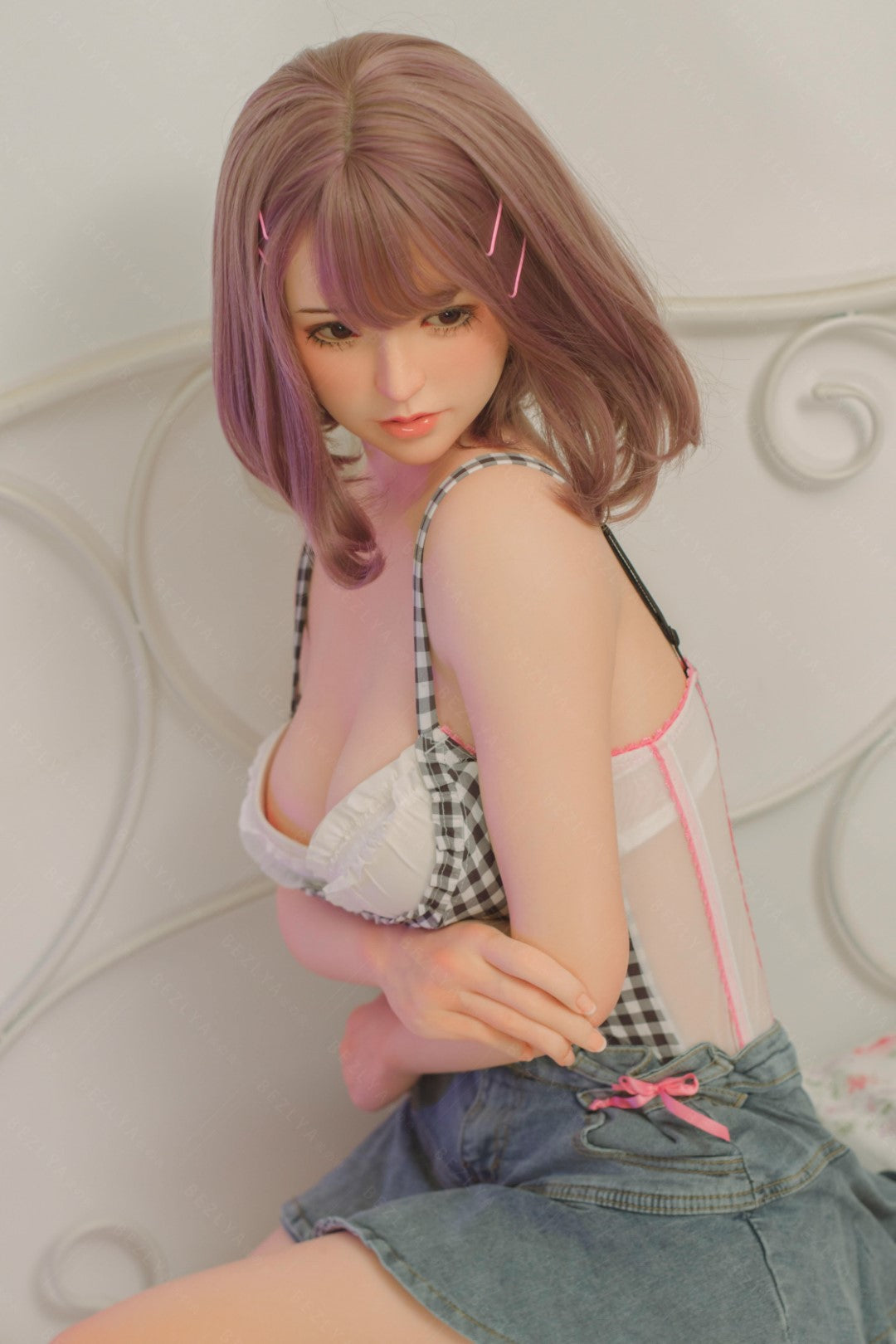 Hortensia seksnukk (Bezlya Doll 160 cm C-tass 2,1 silikoon)