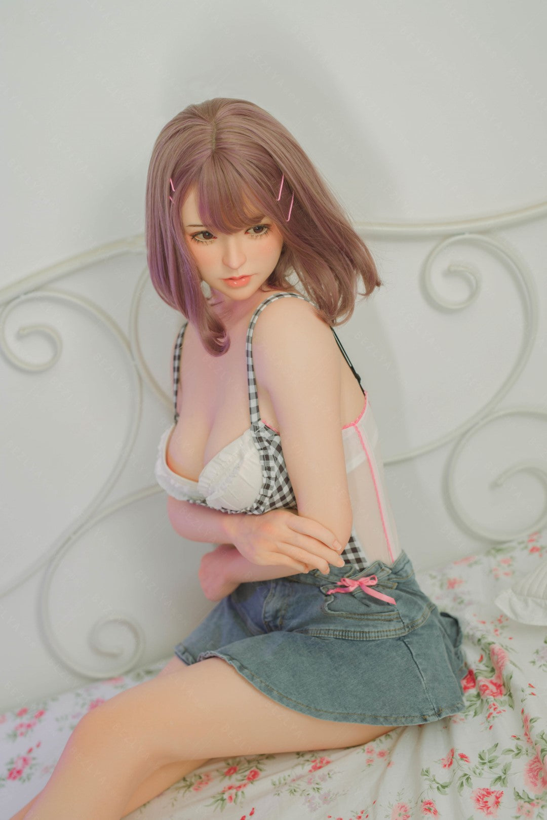 Hortensia seksnukk (Bezlya Doll 160 cm C-tass 2,1 silikoon)