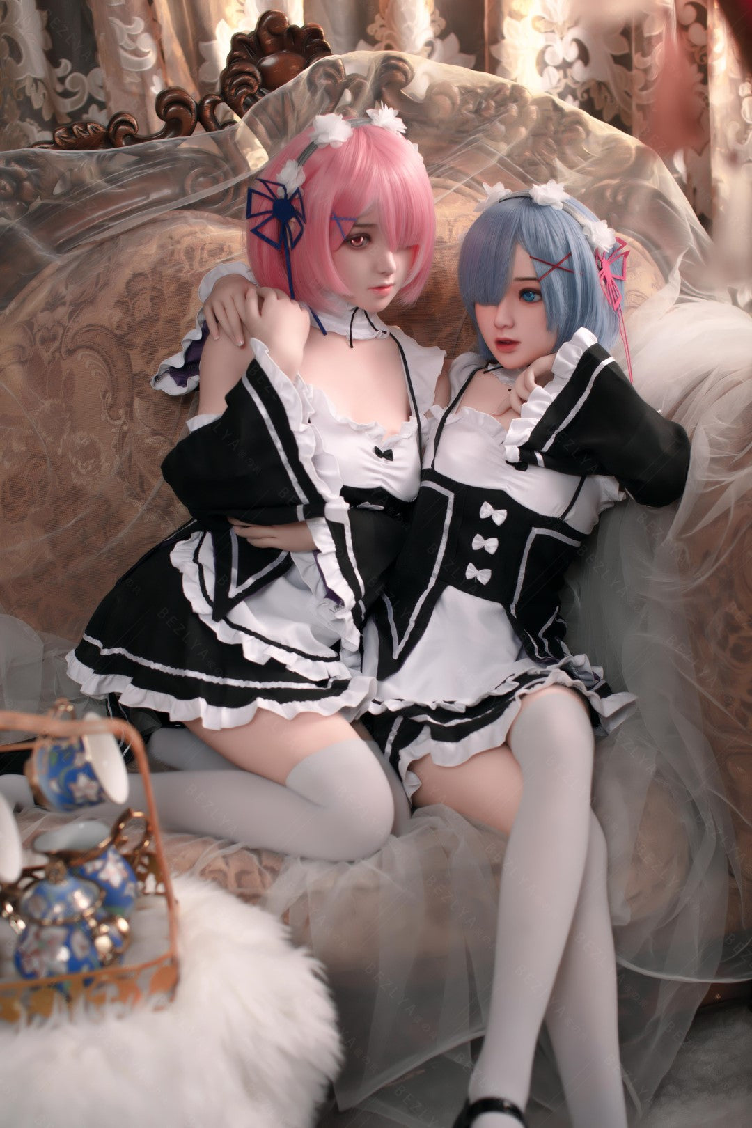 Raami seksnukk (Bezlya Doll 149 cm D-tass 2,0 TPE + silikoon)