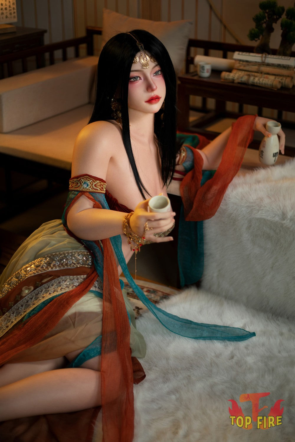 Aria seksnukk (Top Fire Doll 160 cm F tass T67 silikoon)