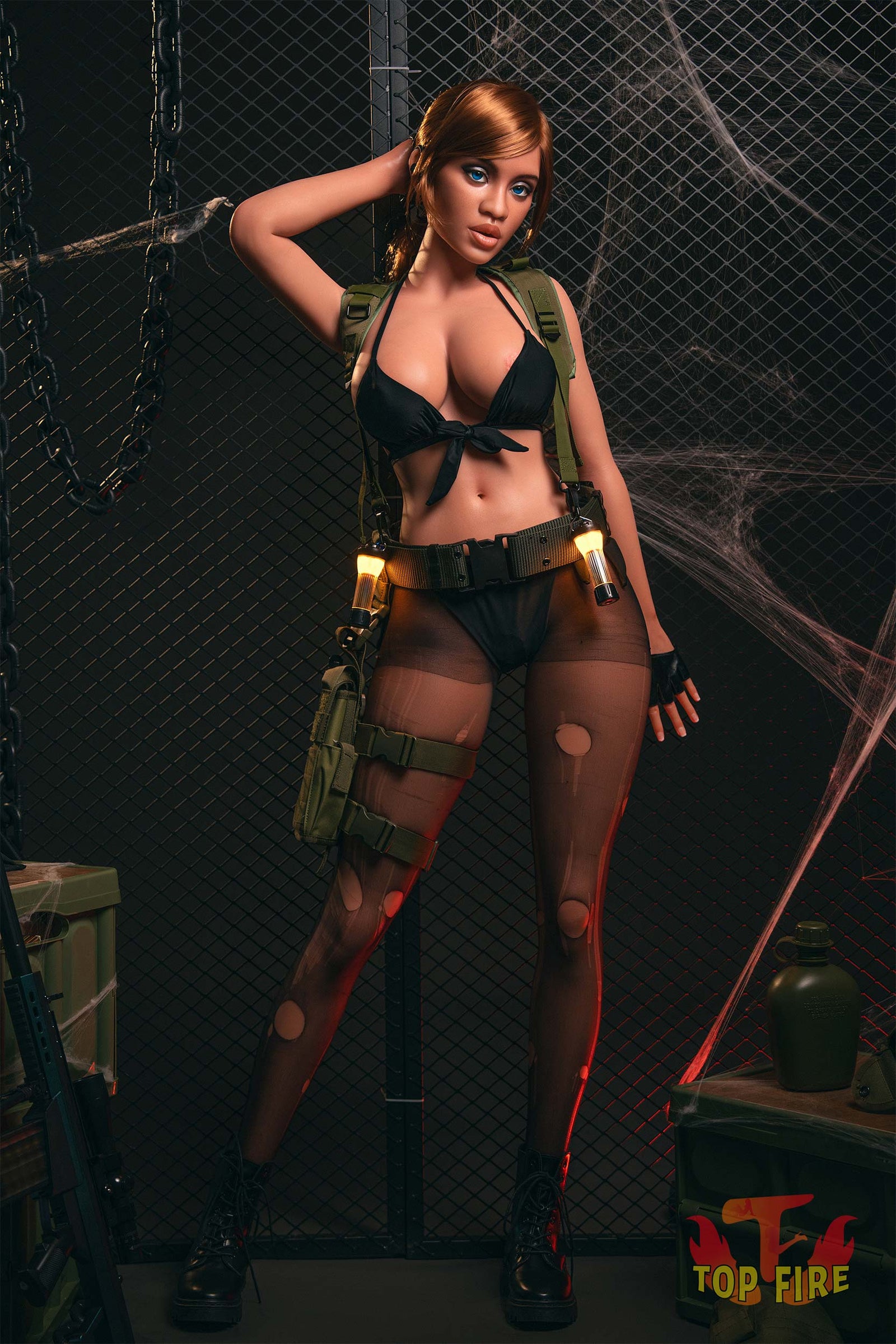 Hedy Sexdocka (Top Fire Doll 163cm G-kupa T04 Silikon)