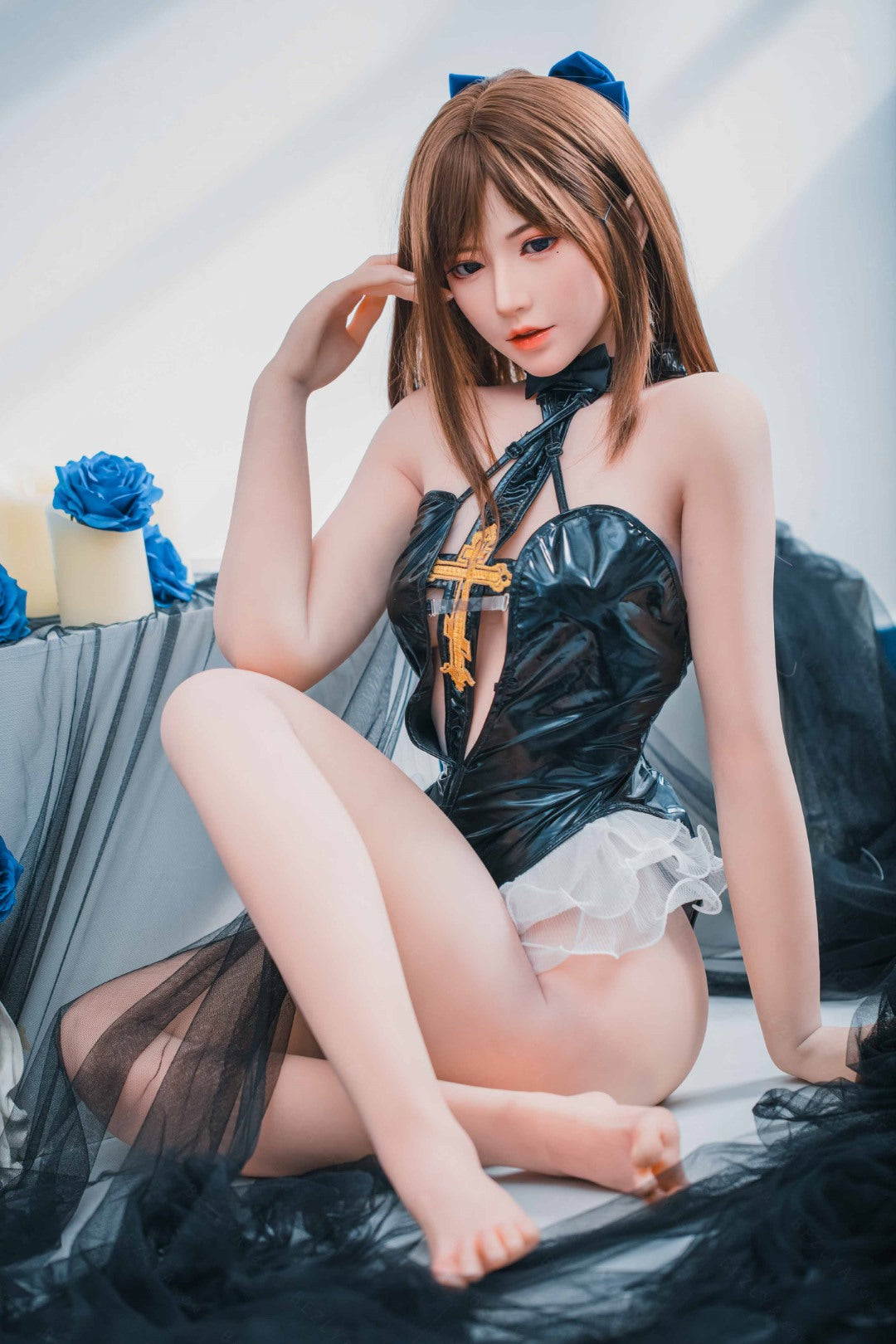 Lagenaria seksnukk (Bezlya Doll 155 cm B tass 2,0 TPE + silikoon)