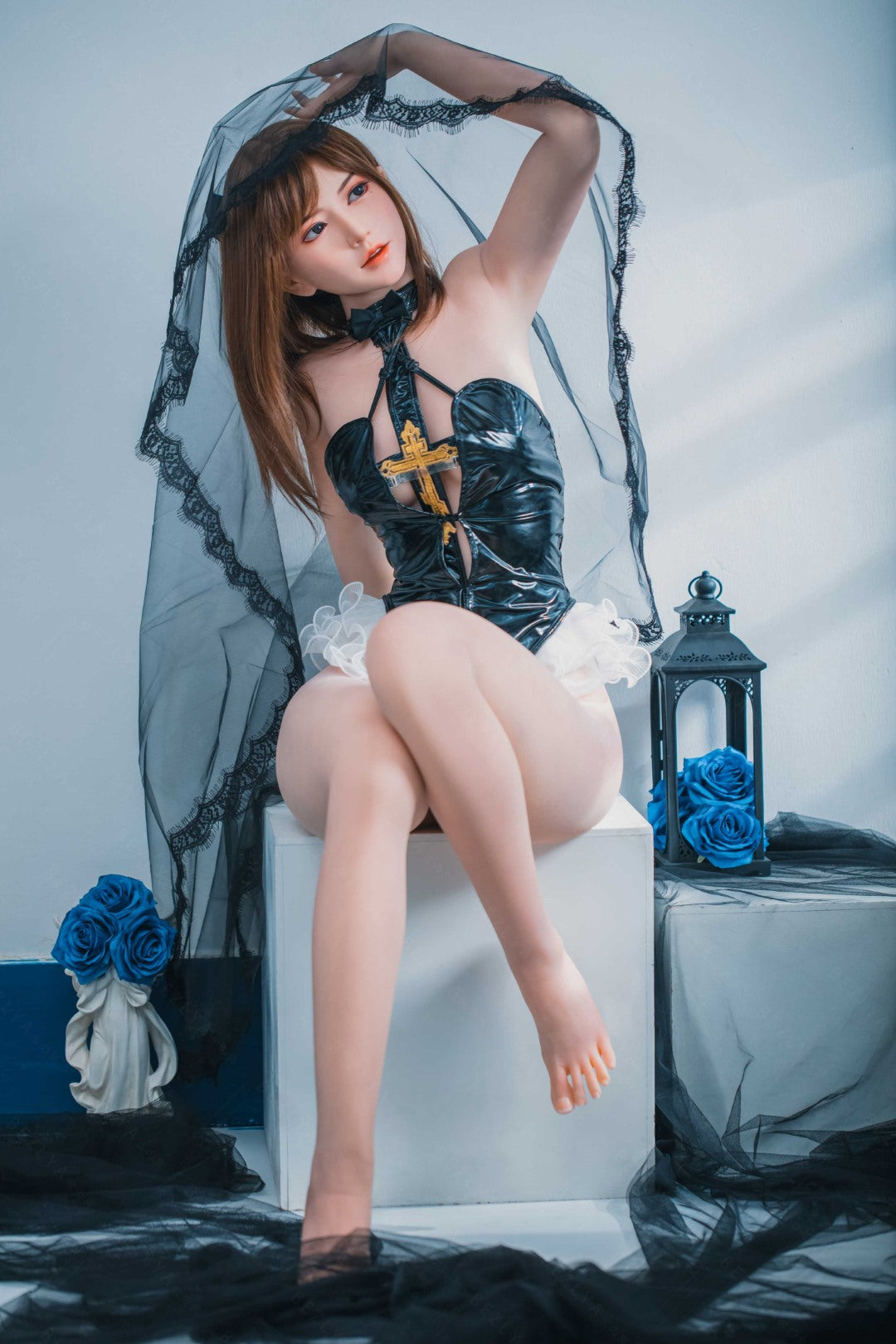 Lagenaria seksnukk (Bezlya Doll 155 cm B tass 2,0 TPE + silikoon)