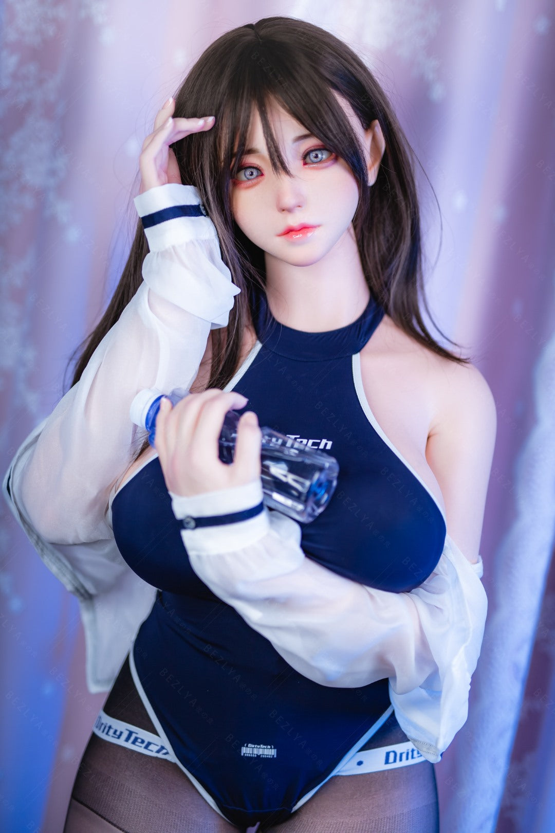 Campanula seksnukk (Bezlya Doll 160 cm G-tass 2,1 silikoon)