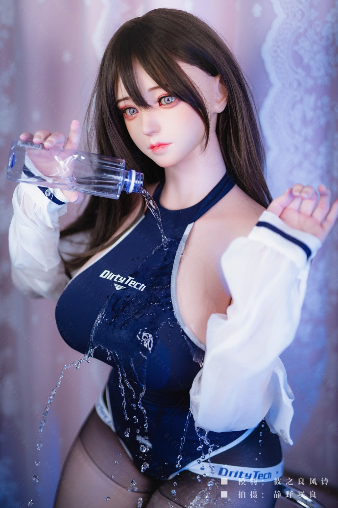 Campanula seksnukk (Bezlya Doll 160 cm G-tass 2,1 silikoon)