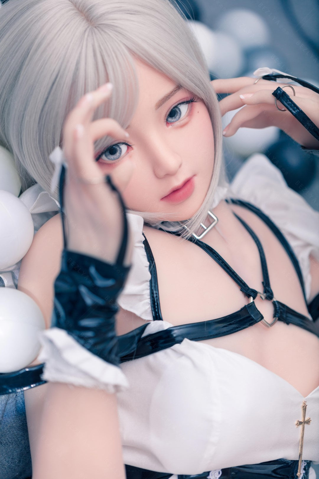 Convallaria seksnukk (Bezlya Doll 155 cm B tass 2,0 TPE + silikoon)