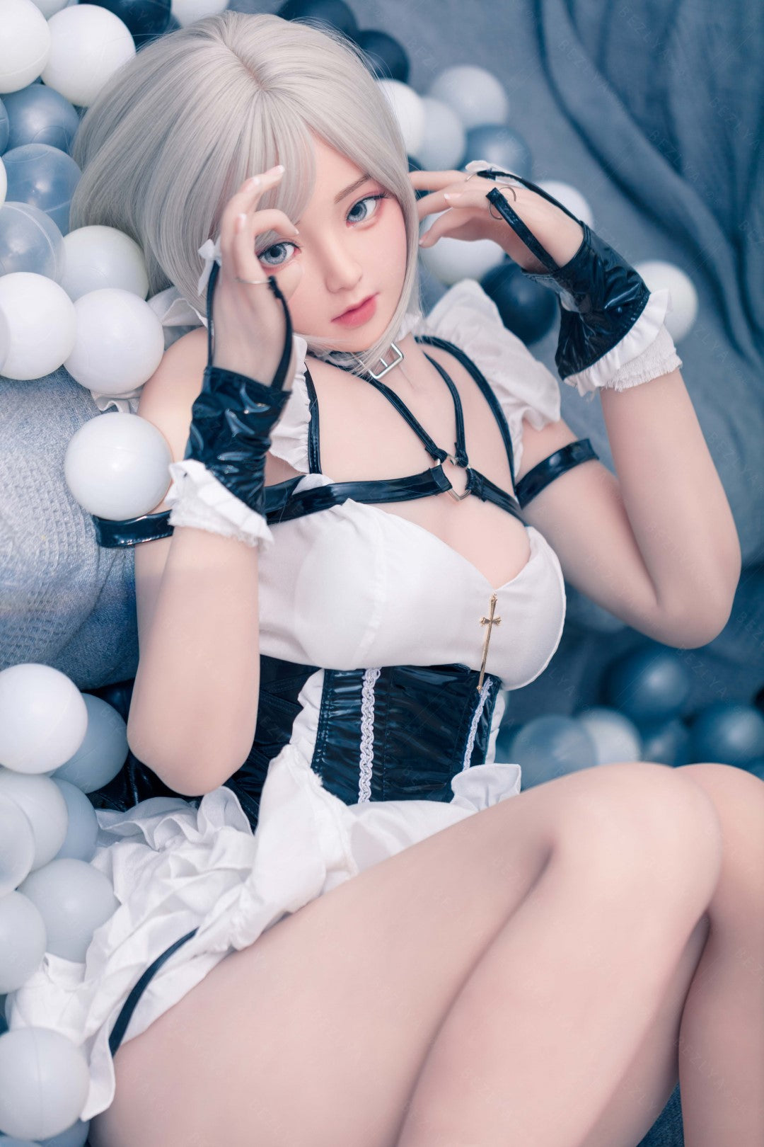 Convallaria seksnukk (Bezlya Doll 155 cm B tass 2,0 TPE + silikoon)