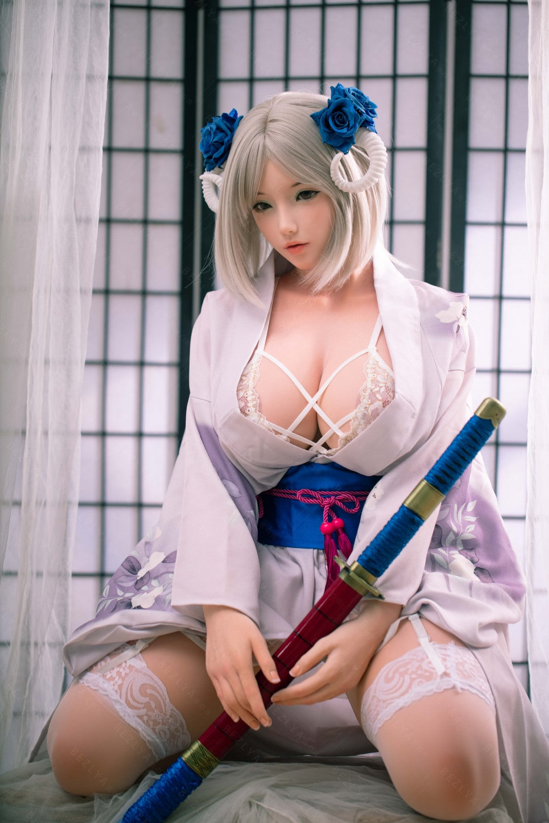 Cyrtenthera seksnukk (Bezlya Doll 160 cm G-tass 2,1 silikoon)