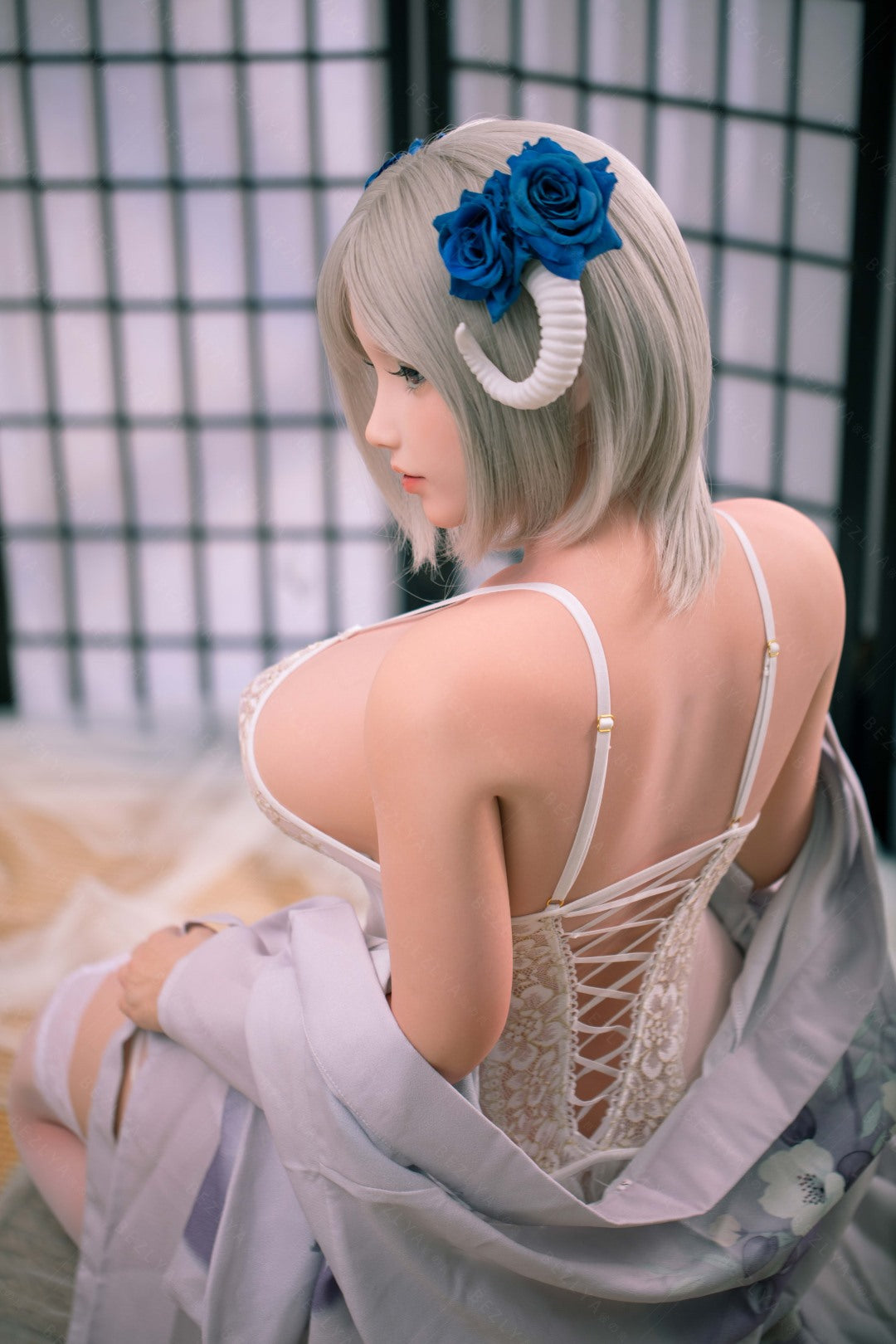 Cyrtenthera seksnukk (Bezlya Doll 160 cm G-tass 2,1 silikoon)