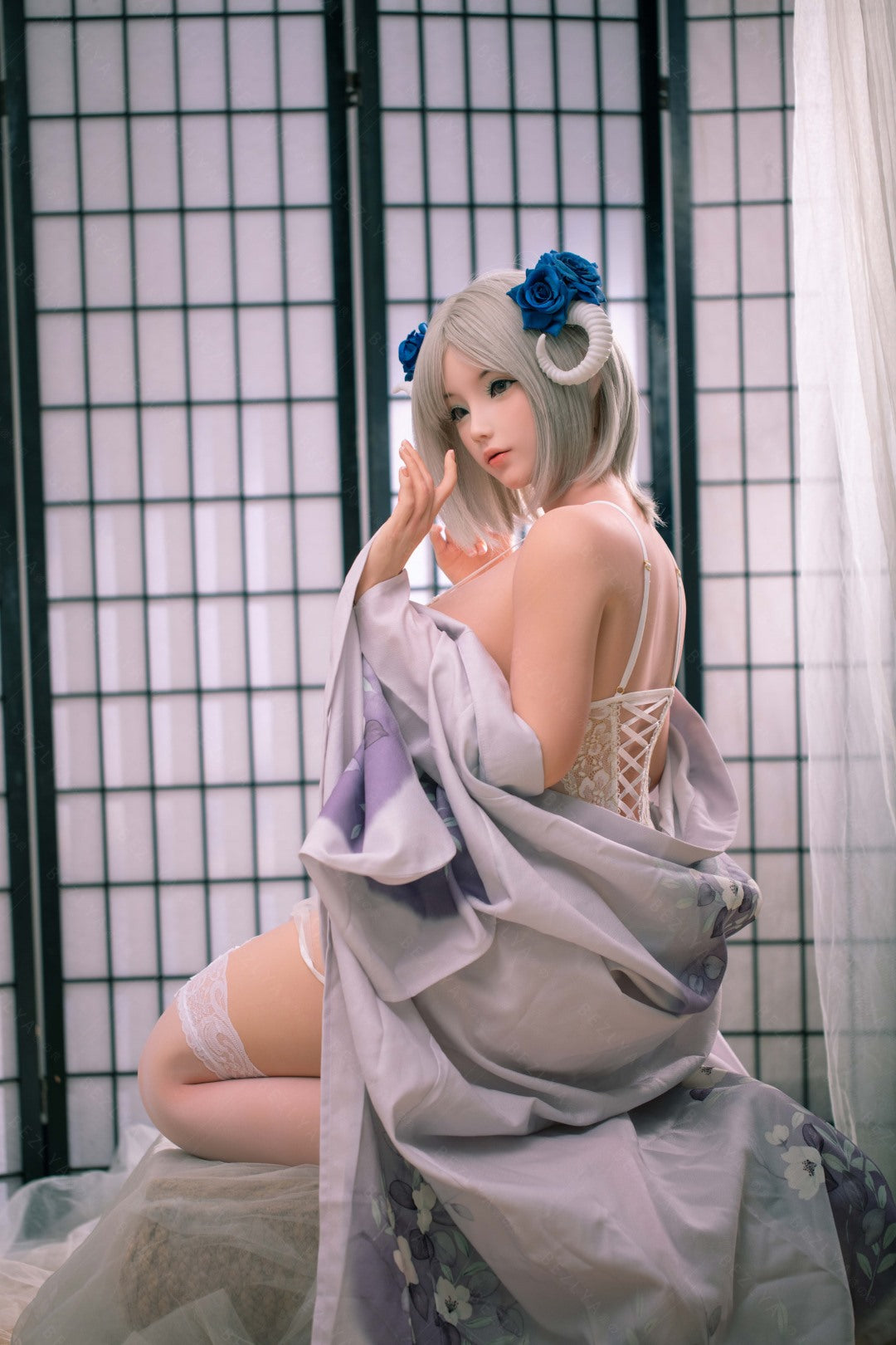 Cyrtenthera seksnukk (Bezlya Doll 160 cm G-tass 2,1 silikoon)