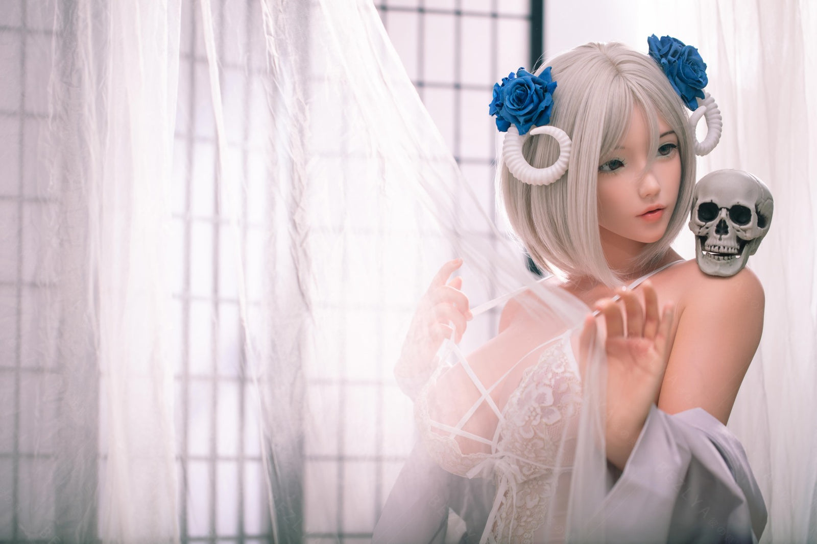Cyrtenthera seksnukk (Bezlya Doll 160 cm G-tass 2,1 silikoon)