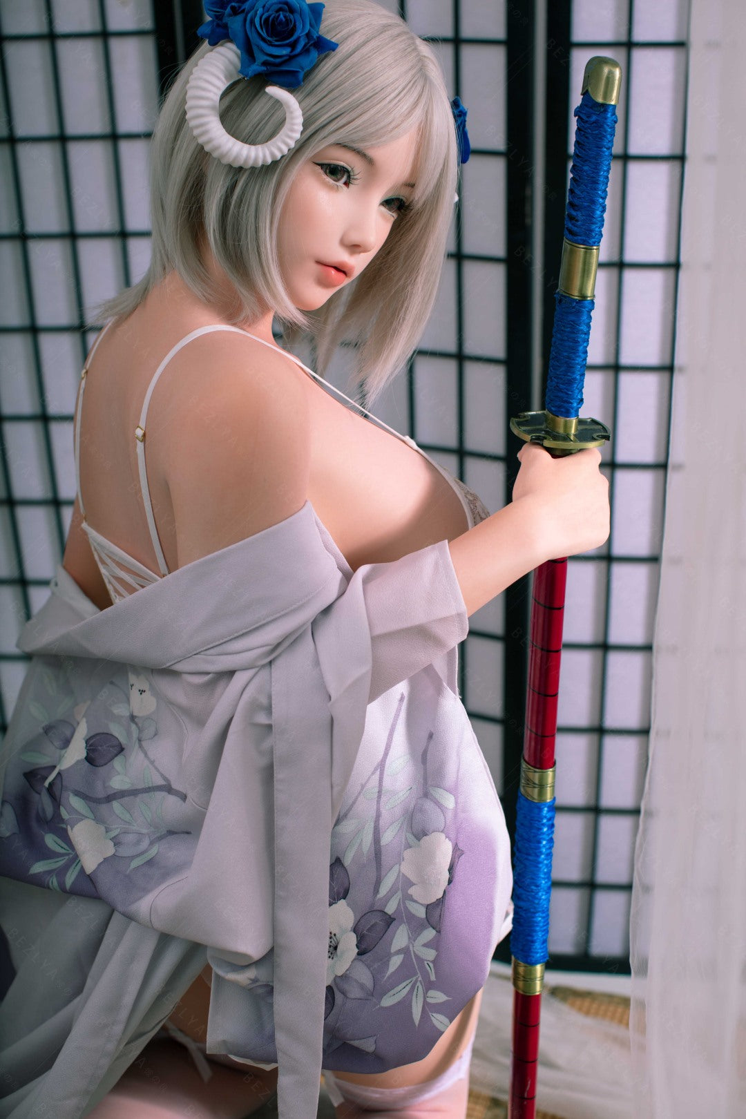 Cyrtenthera seksnukk (Bezlya Doll 160 cm G-tass 2,1 silikoon)