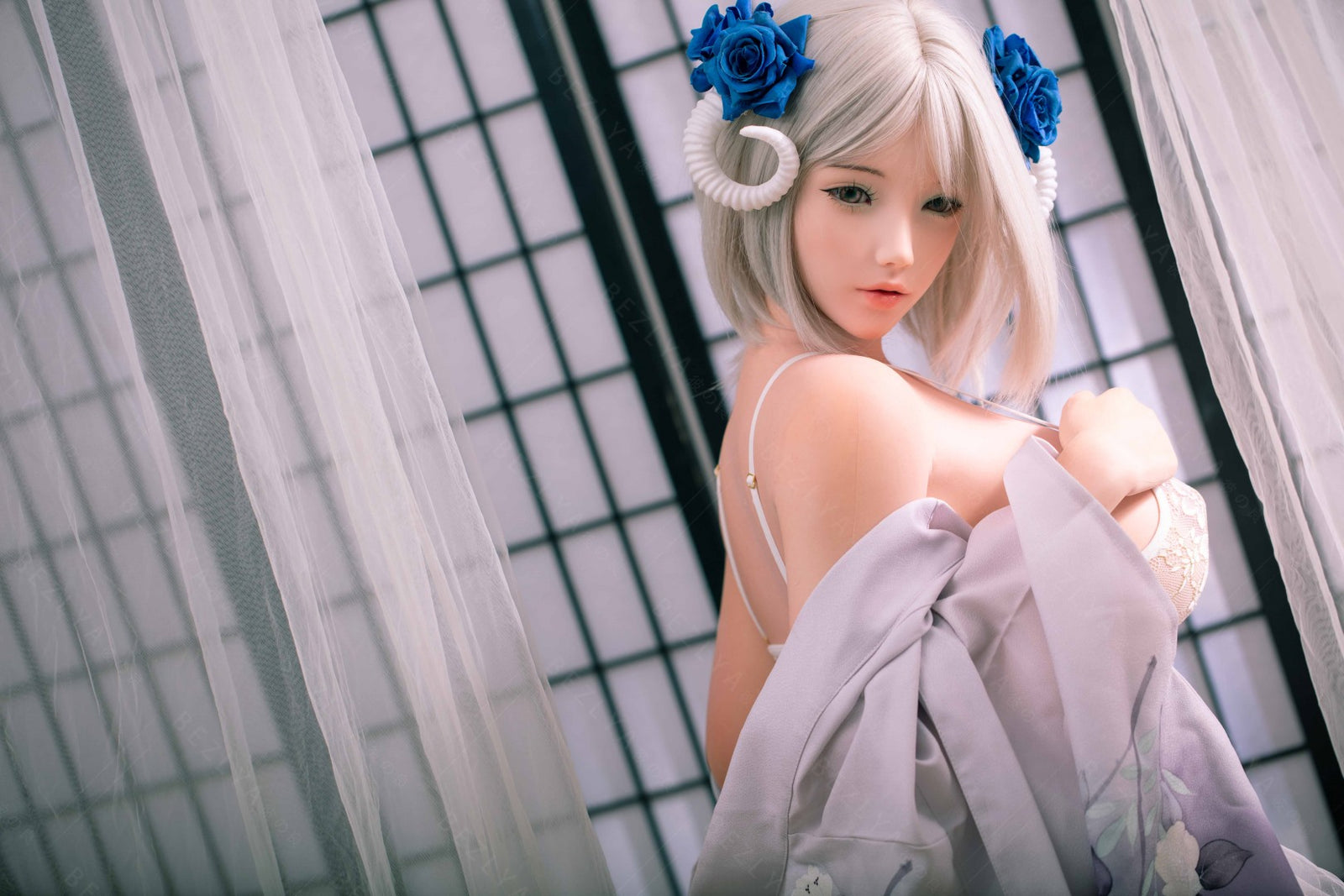 Cyrtenthera seksnukk (Bezlya Doll 160 cm G-tass 2,1 silikoon)