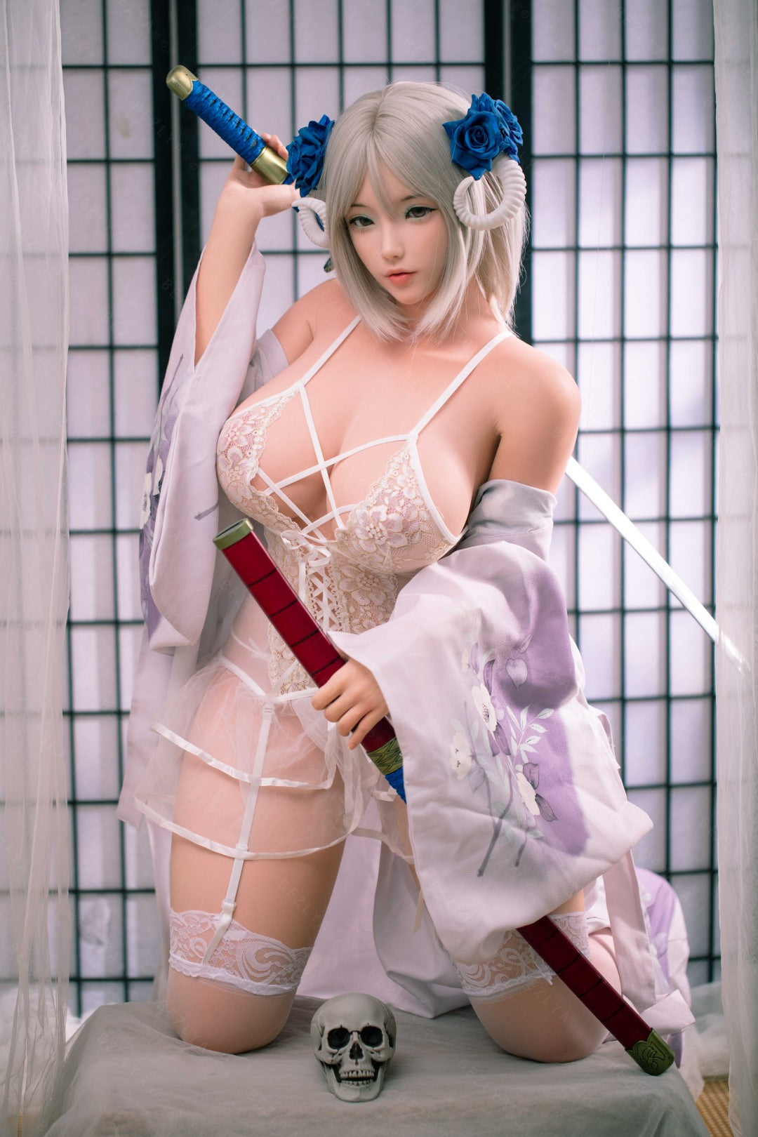 Cyrtenthera seksnukk (Bezlya Doll 160 cm G-tass 2,1 silikoon)