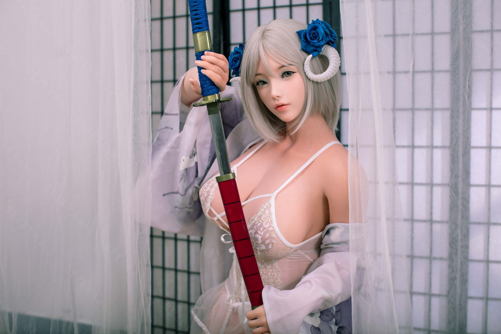 Cyrtenthera seksnukk (Bezlya Doll 160 cm G-tass 2,1 silikoon)