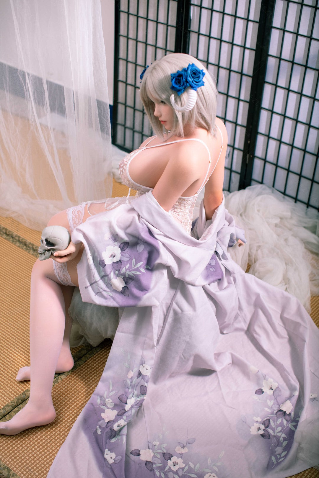 Cyrtenthera seksnukk (Bezlya Doll 160 cm G-tass 2,1 silikoon)