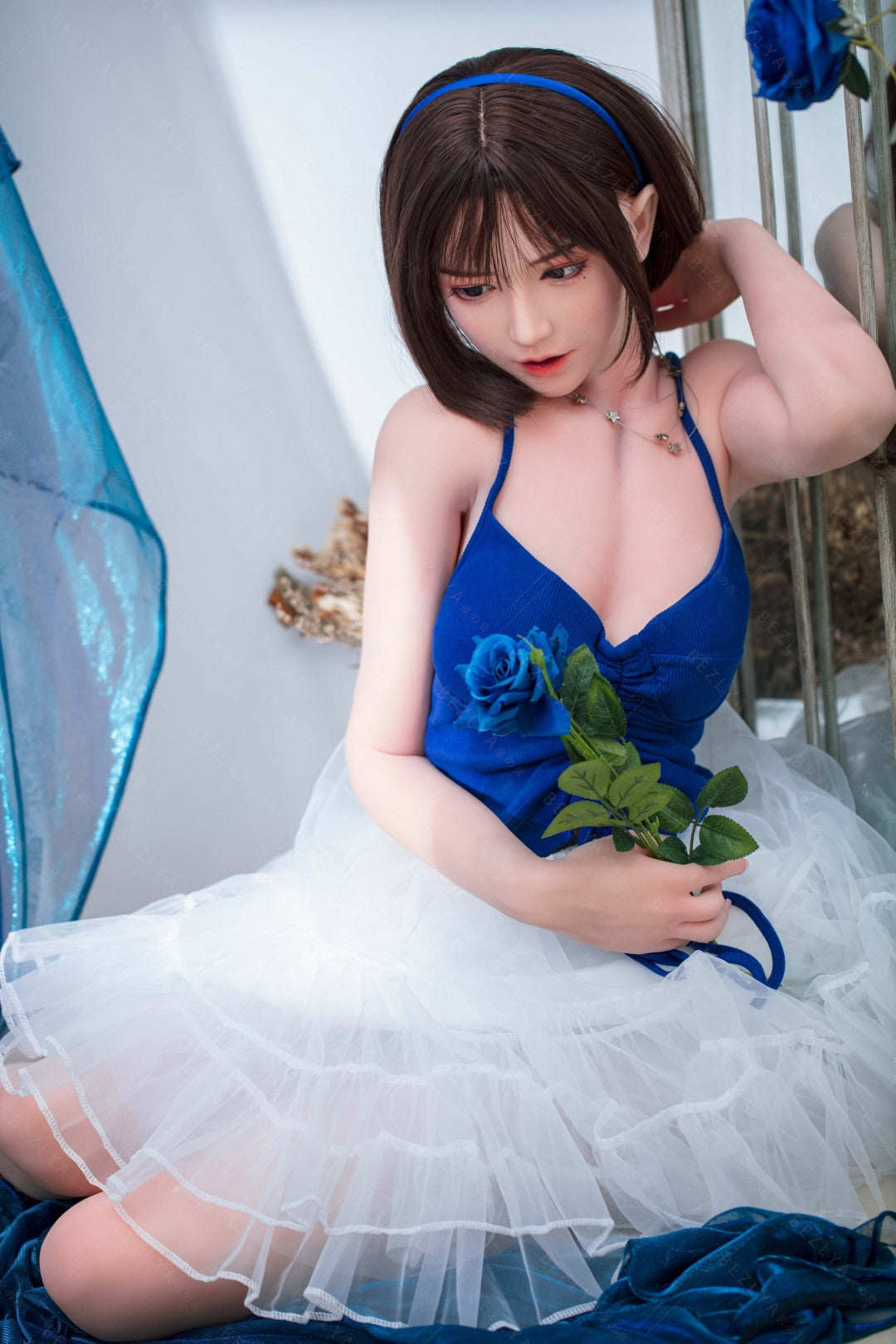 Lagenaria seksnukk (Bezlya Doll 155 cm B tass 2,0 TPE + silikoon)
