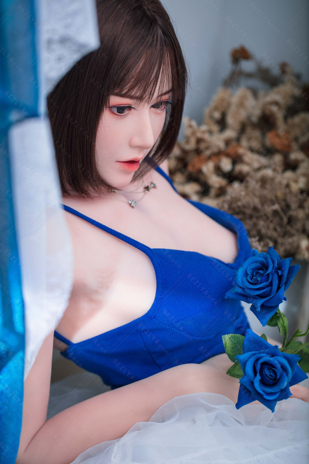 Lagenaria seksnukk (Bezlya Doll 155 cm B tass 2,0 TPE + silikoon)