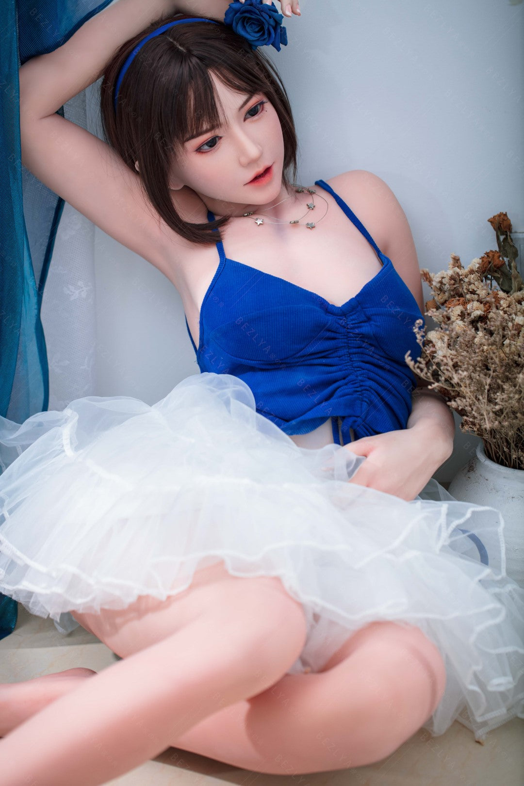 Lagenaria seksnukk (Bezlya Doll 155 cm B tass 2,0 TPE + silikoon)