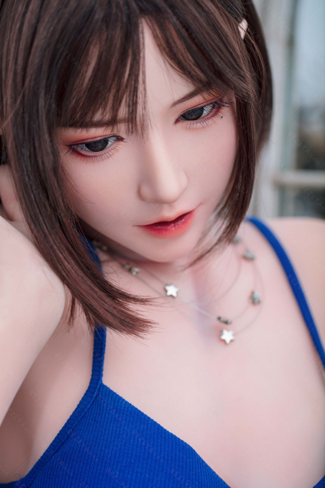 Lagenaria seksnukk (Bezlya Doll 155 cm B tass 2,0 TPE + silikoon)