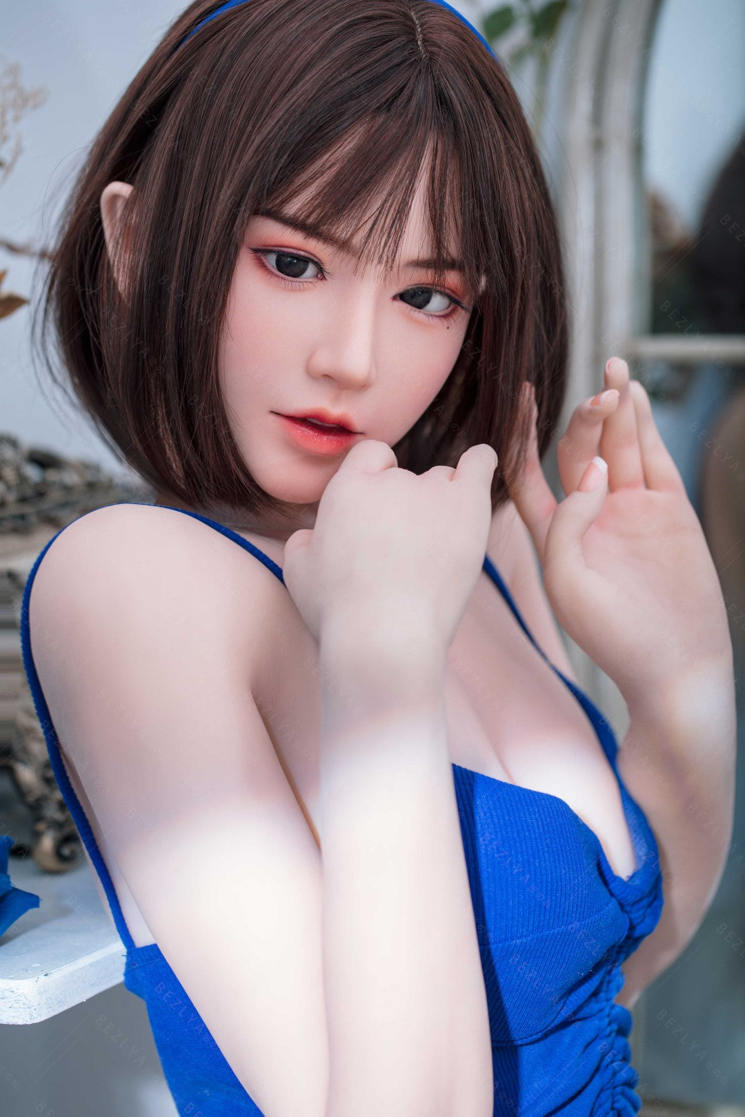 Lagenaria seksnukk (Bezlya Doll 155 cm B tass 2,0 TPE + silikoon)