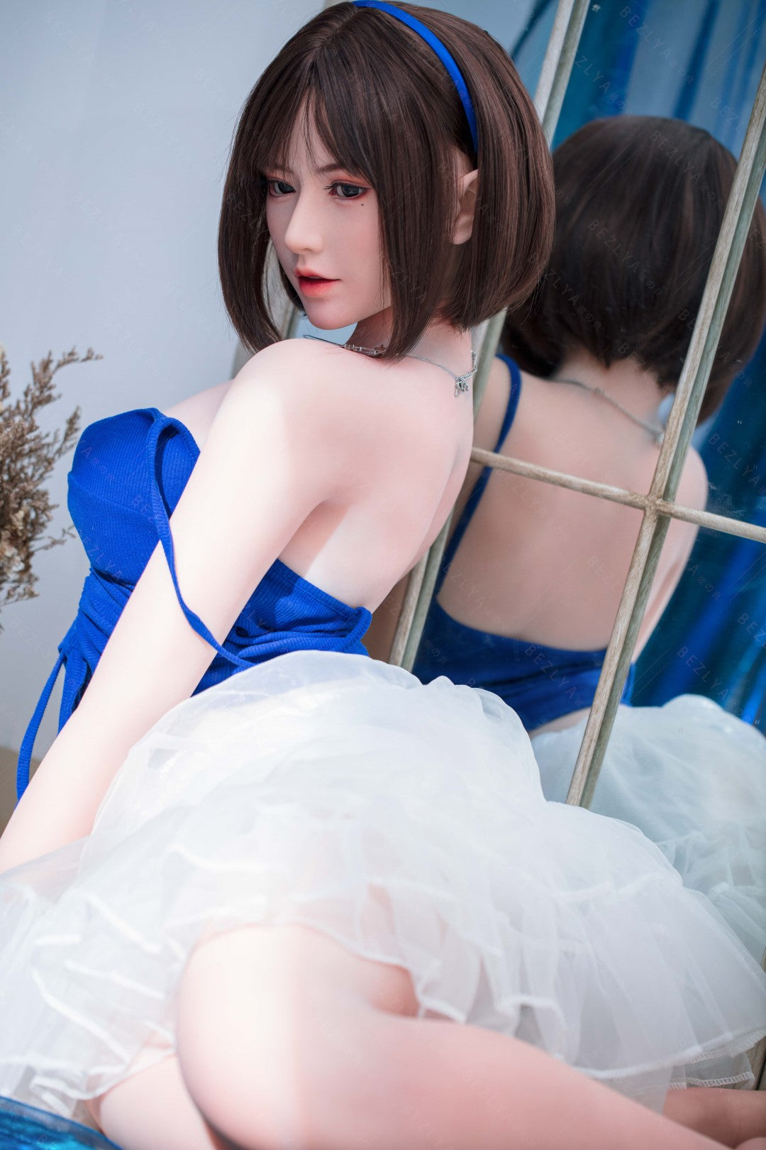 Lagenaria seksnukk (Bezlya Doll 155 cm B tass 2,0 TPE + silikoon)